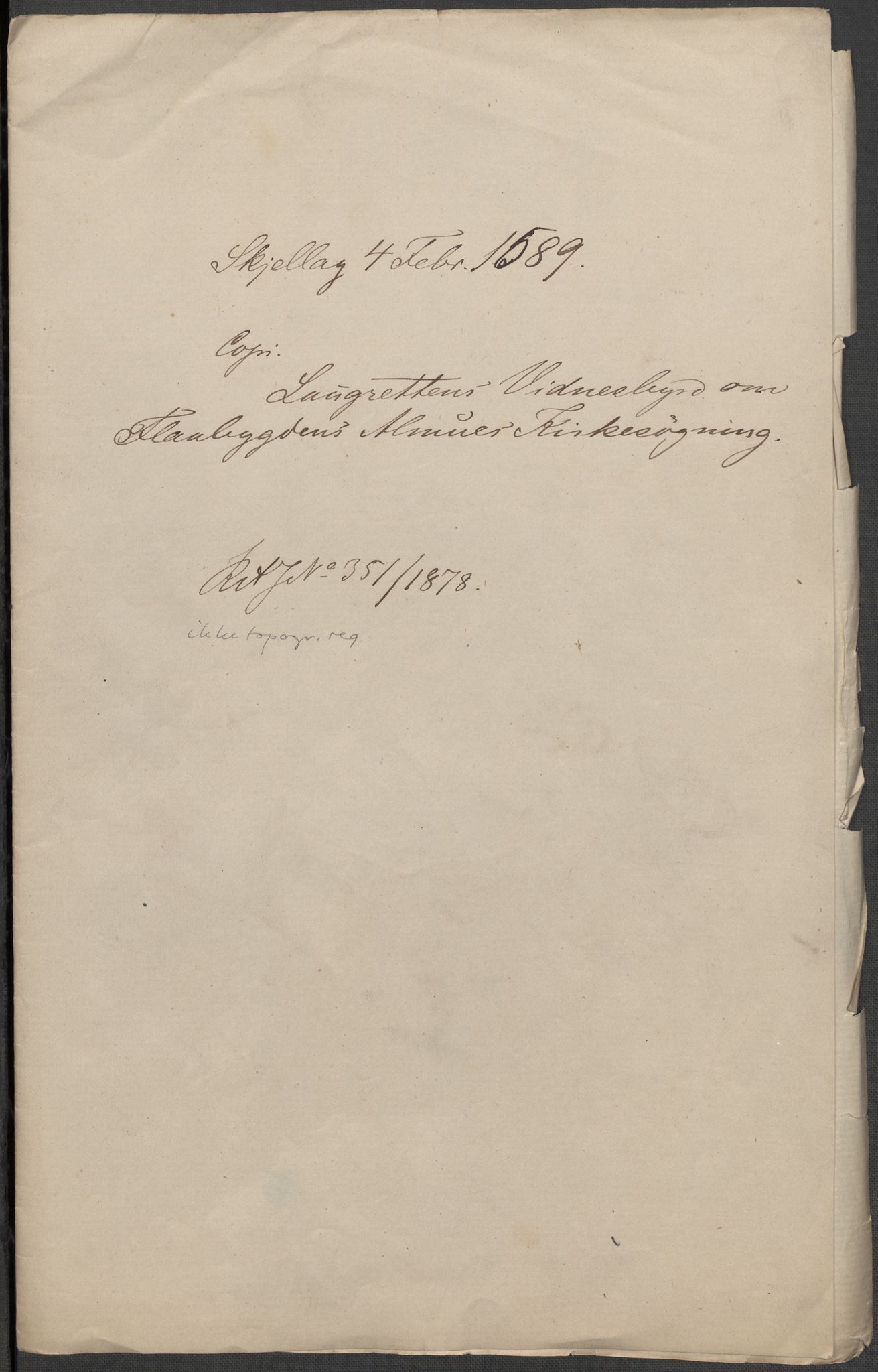 Riksarkivets diplomsamling, AV/RA-EA-5965/F15/L0027: Prestearkiv - Telemark, 1587-1738, p. 7