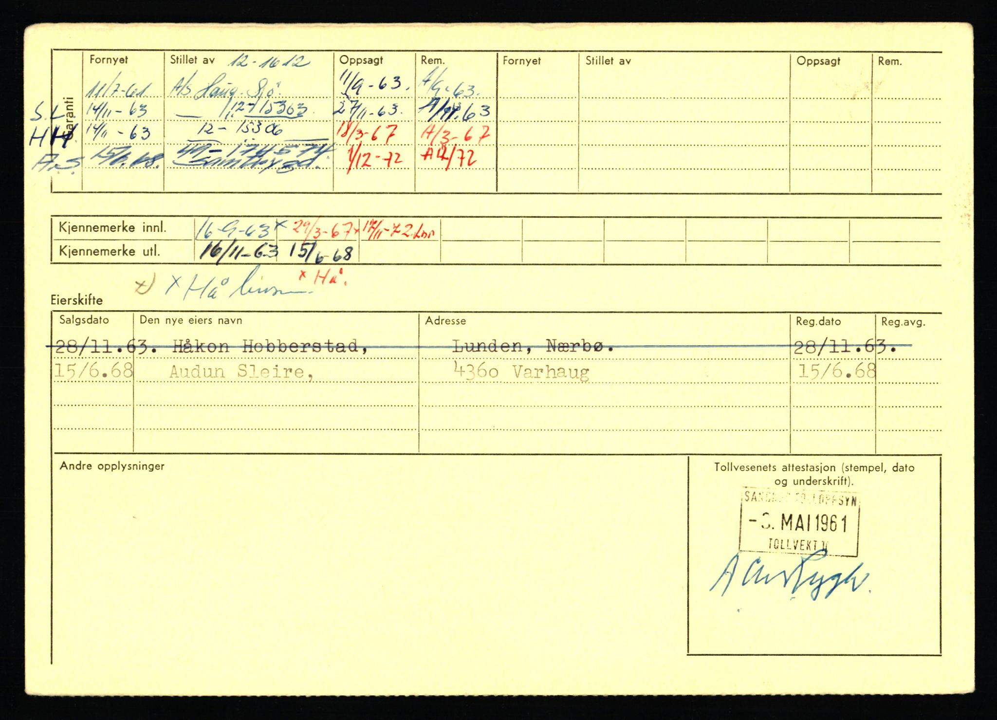 Stavanger trafikkstasjon, AV/SAST-A-101942/0/F/L0054: L-54200 - L-55699, 1930-1971, p. 260