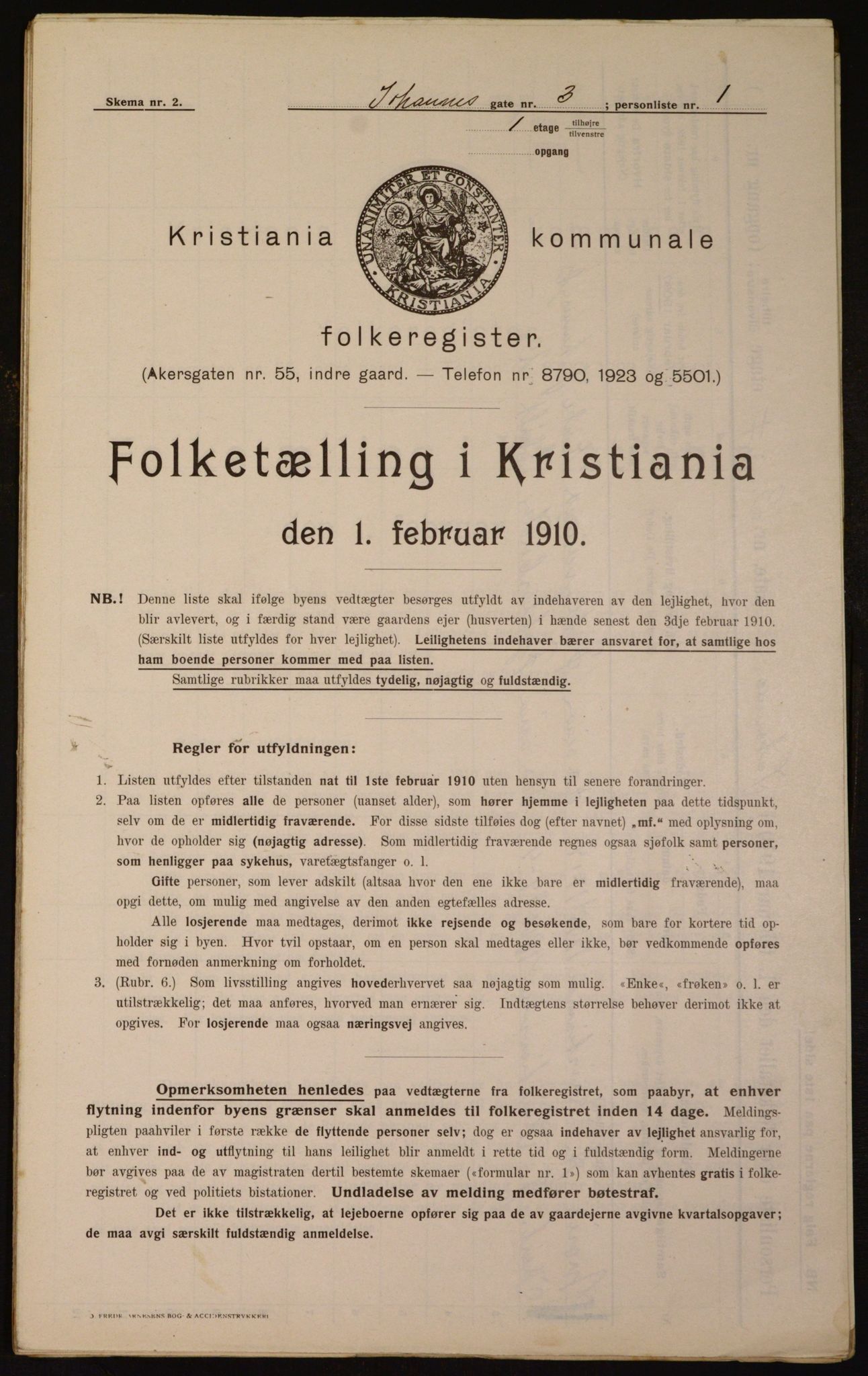 OBA, Municipal Census 1910 for Kristiania, 1910, p. 45835