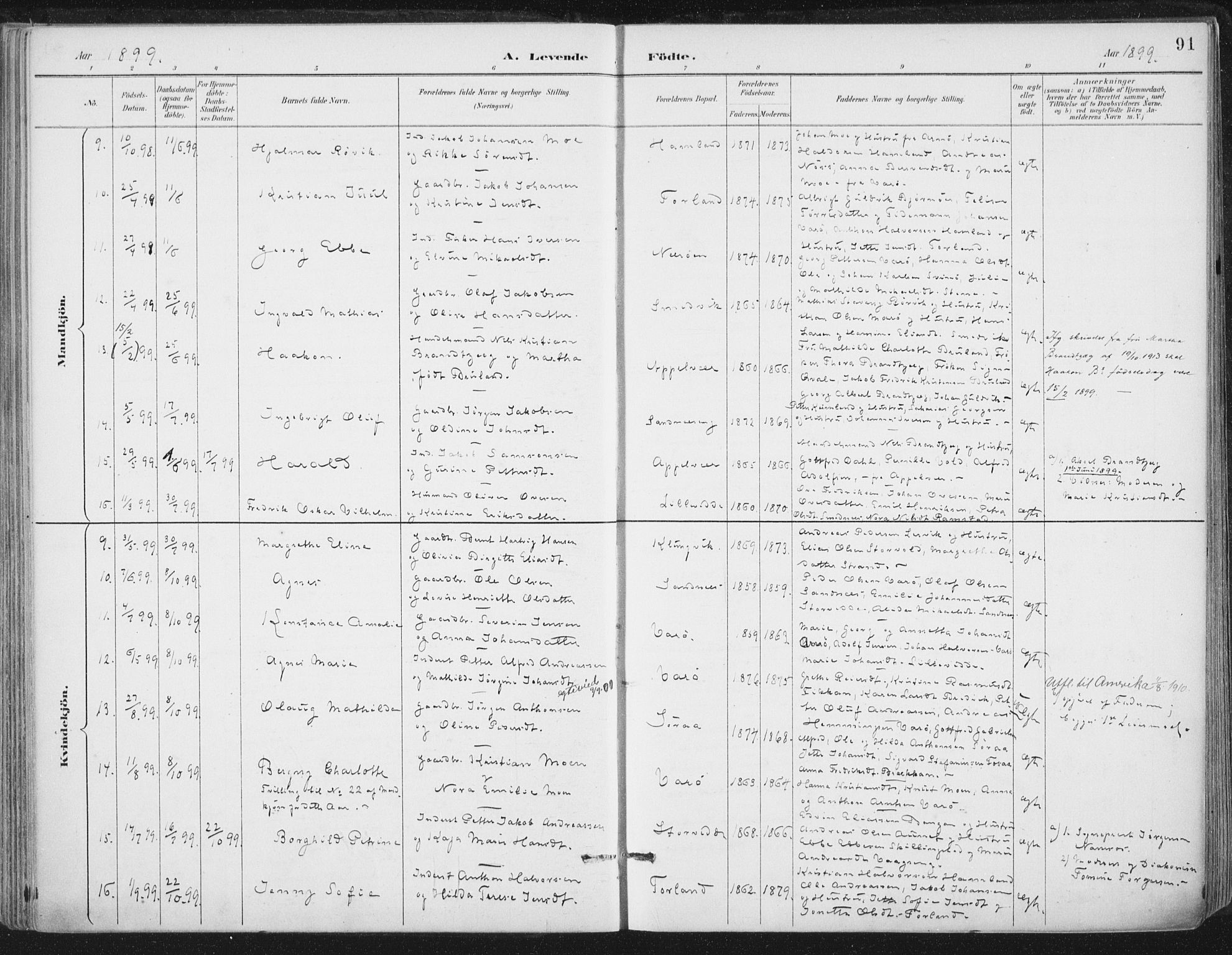 Ministerialprotokoller, klokkerbøker og fødselsregistre - Nord-Trøndelag, SAT/A-1458/784/L0673: Parish register (official) no. 784A08, 1888-1899, p. 91