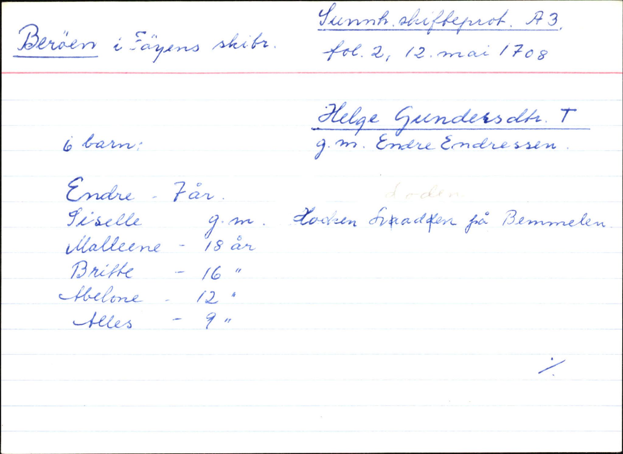 Skiftekort ved Statsarkivet i Bergen, SAB/SKIFTEKORT/004/L0002: Skifteprotokoll nr. 3, 1708-1717, p. 303