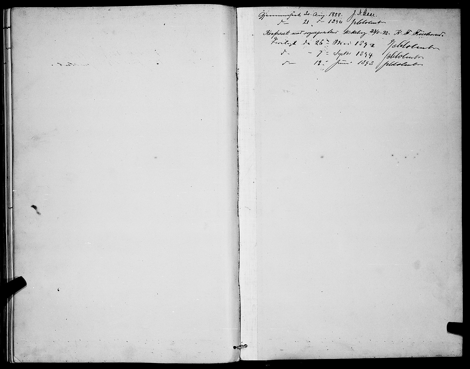 Berg sokneprestkontor, AV/SATØ-S-1318/G/Ga/Gab/L0004klokker: Parish register (copy) no. 4, 1887-1897