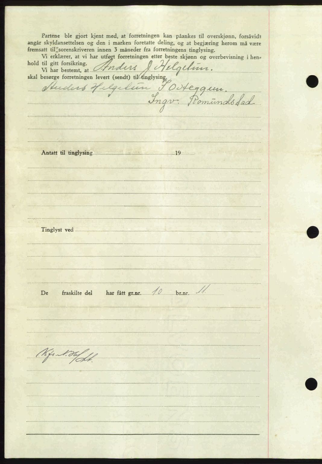 Nordmøre sorenskriveri, AV/SAT-A-4132/1/2/2Ca: Mortgage book no. A102, 1946-1946, Diary no: : 1348/1946