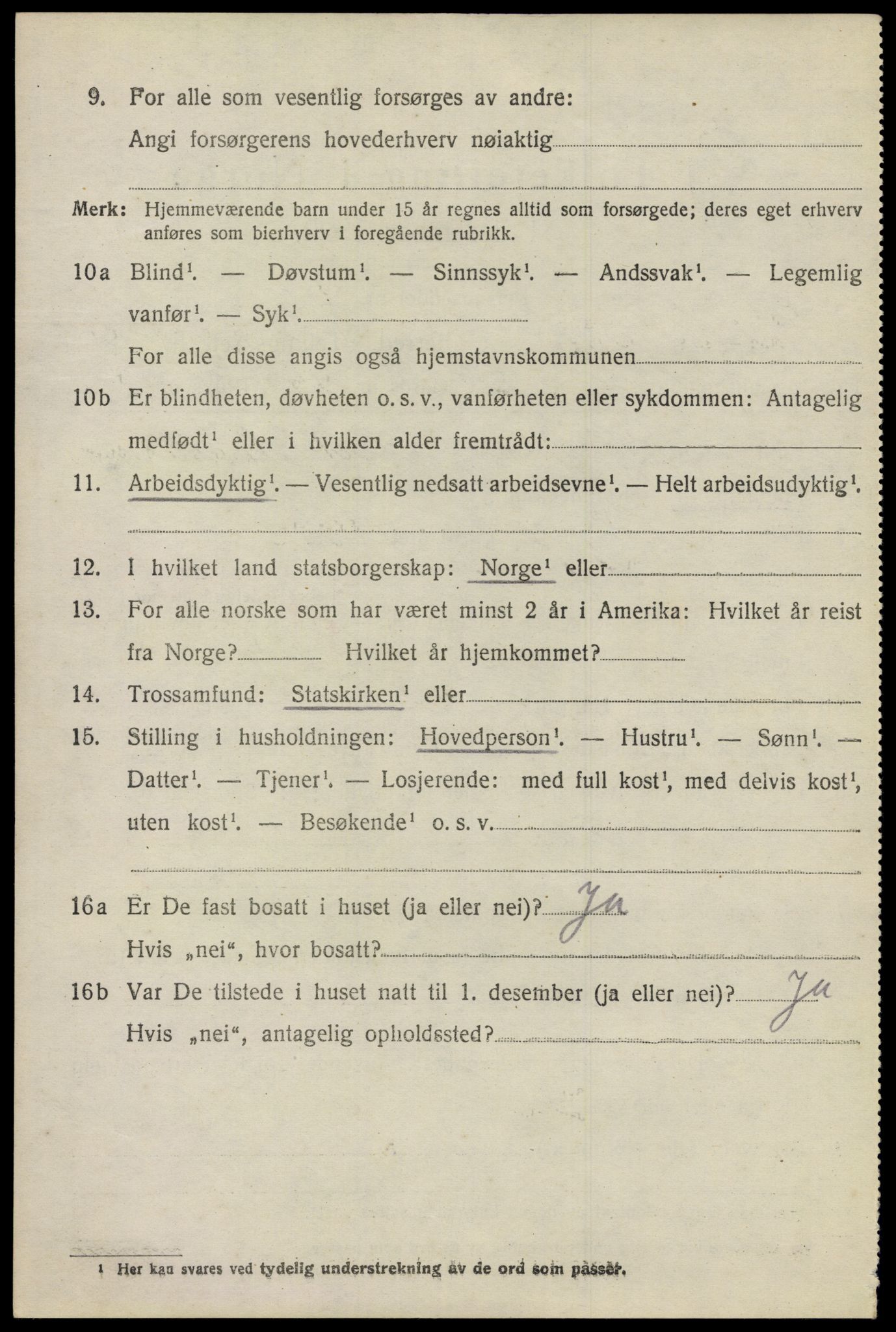 SAO, 1920 census for Høland, 1920, p. 9684