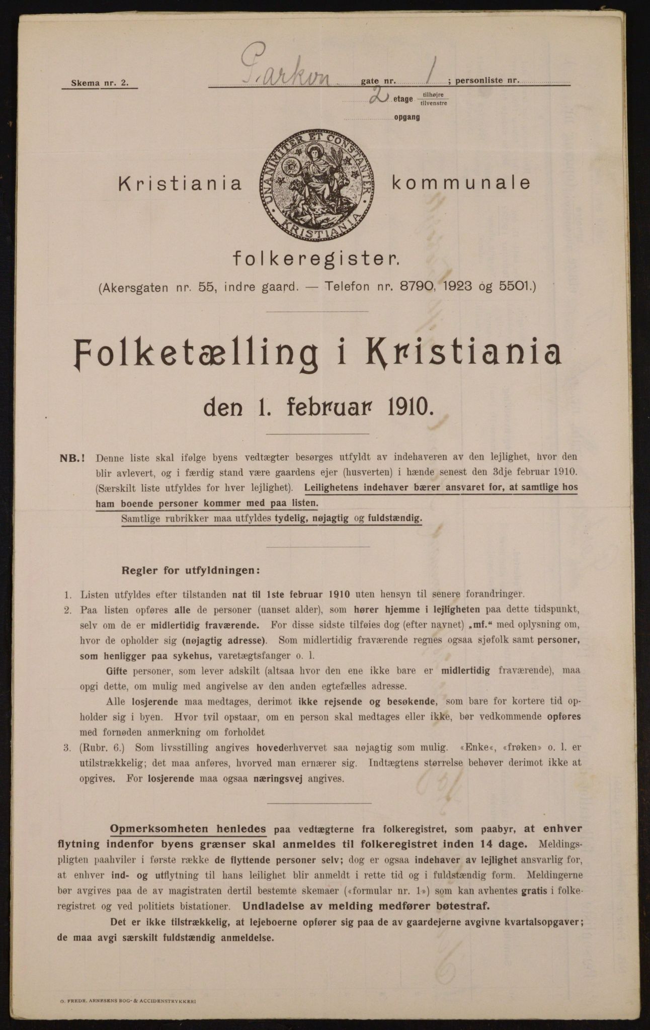 OBA, Municipal Census 1910 for Kristiania, 1910, p. 74776