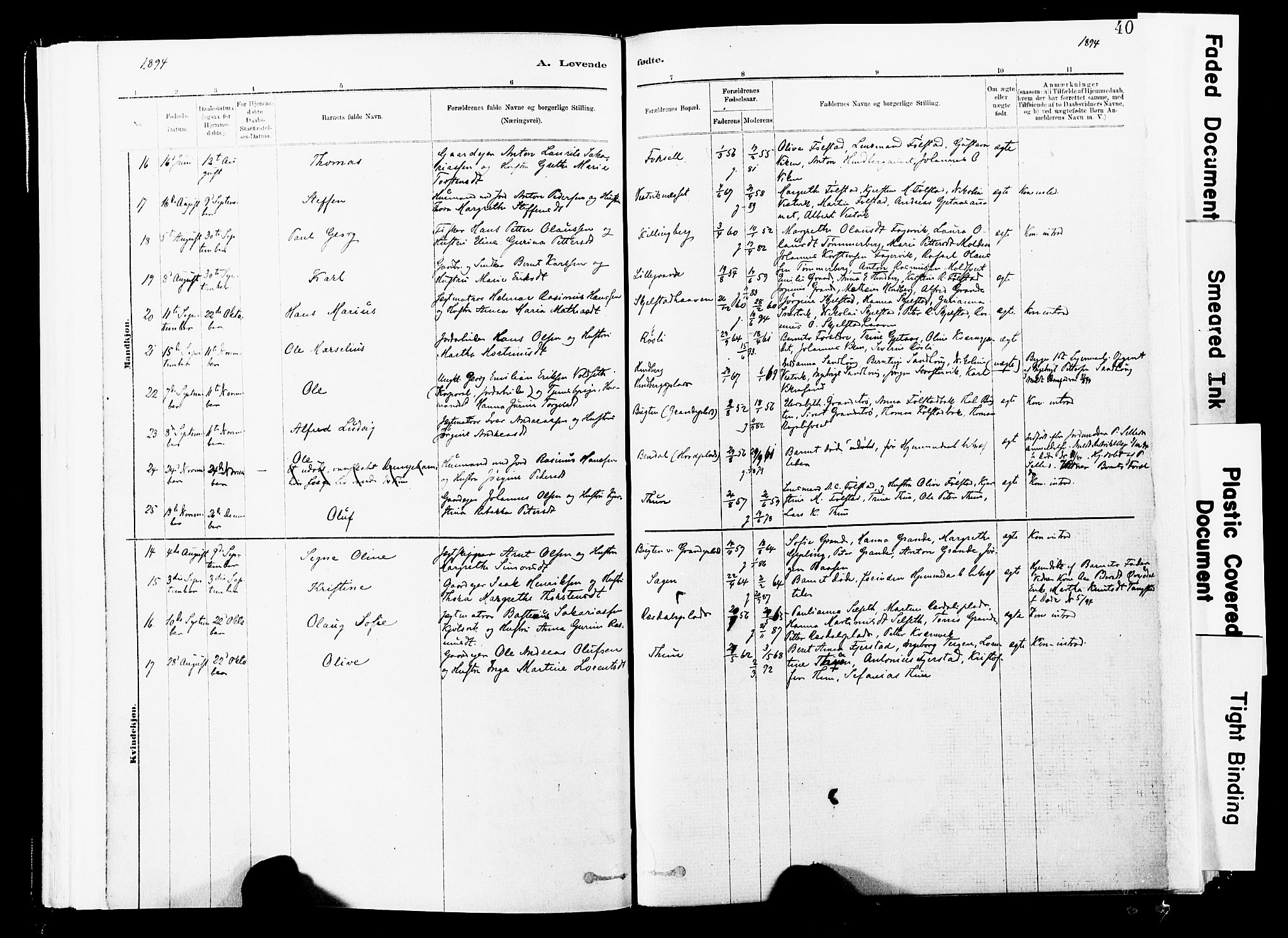 Ministerialprotokoller, klokkerbøker og fødselsregistre - Nord-Trøndelag, SAT/A-1458/744/L0420: Parish register (official) no. 744A04, 1882-1904, p. 40