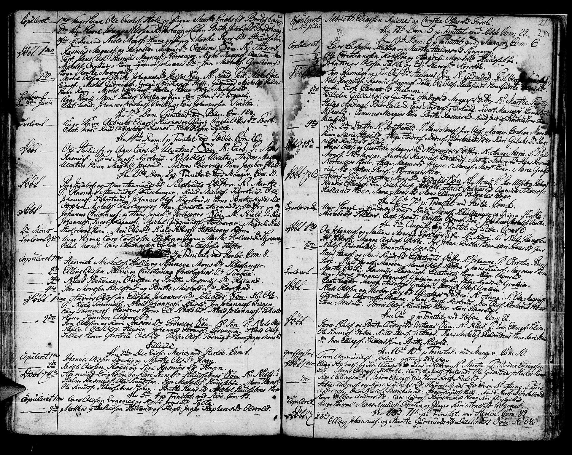 Manger sokneprestembete, AV/SAB-A-76801/H/Haa: Parish register (official) no. A 1, 1759-1791, p. 217
