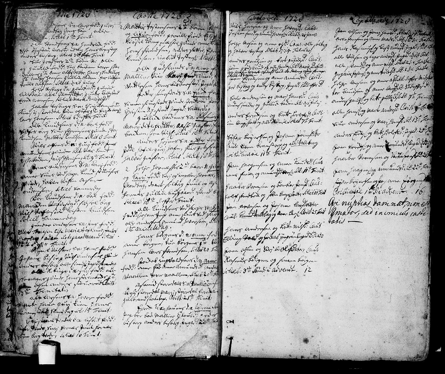 Skjeberg prestekontor Kirkebøker, AV/SAO-A-10923/F/Fa/L0002: Parish register (official) no. I 2, 1726-1791, p. 8