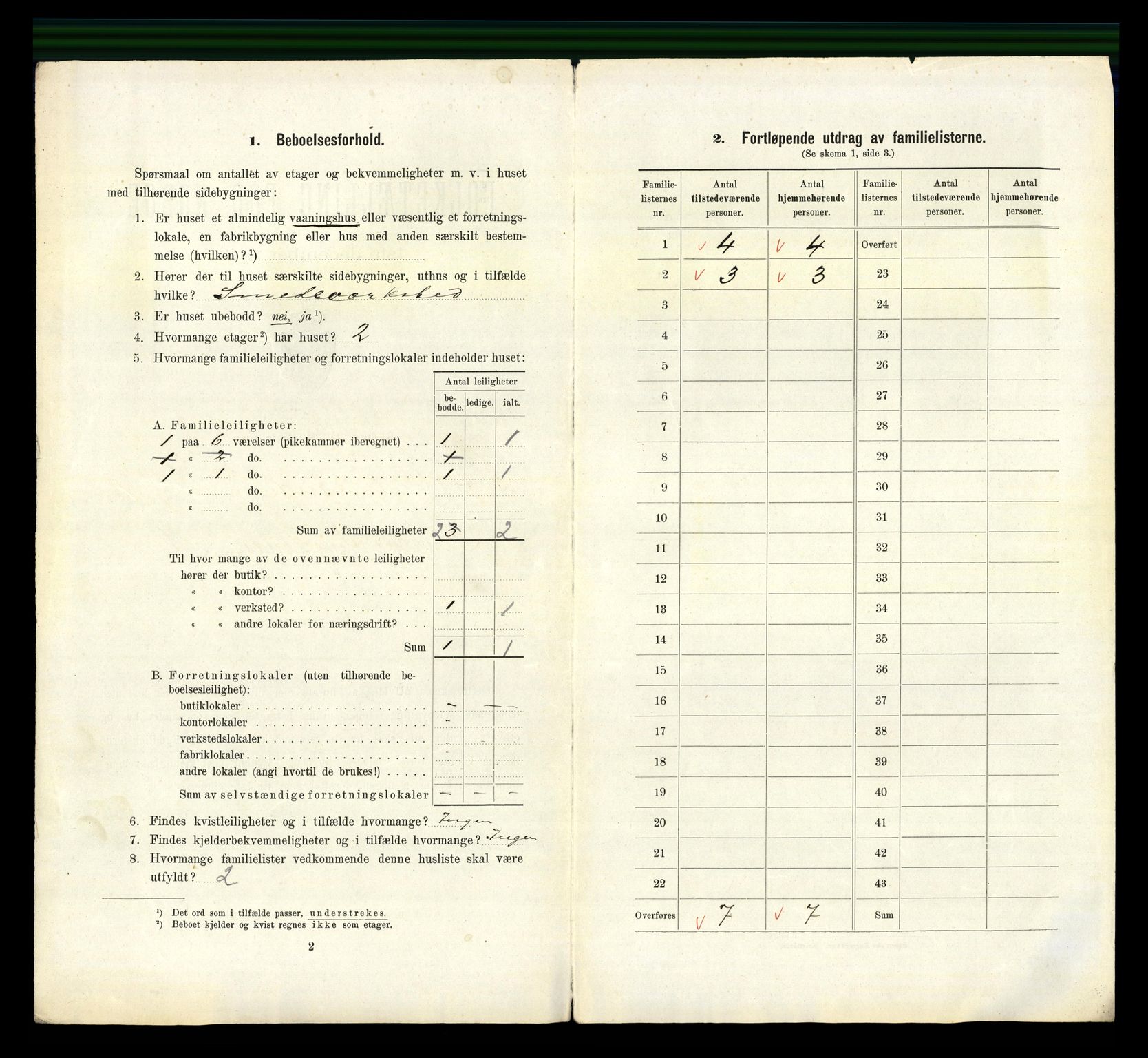 RA, 1910 census for Kristiansand, 1910, p. 3849