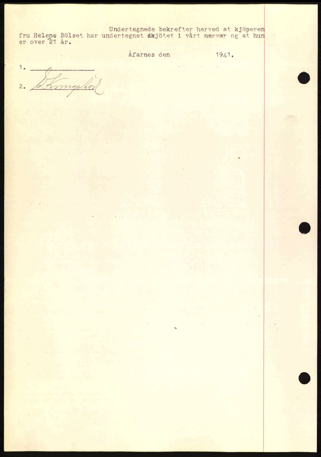 Romsdal sorenskriveri, AV/SAT-A-4149/1/2/2C: Mortgage book no. A11, 1941-1942, Diary no: : 51/1942