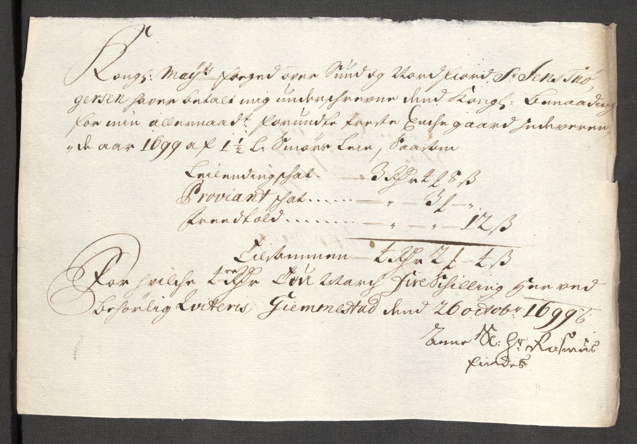 Rentekammeret inntil 1814, Reviderte regnskaper, Fogderegnskap, AV/RA-EA-4092/R53/L3424: Fogderegnskap Sunn- og Nordfjord, 1699, p. 371