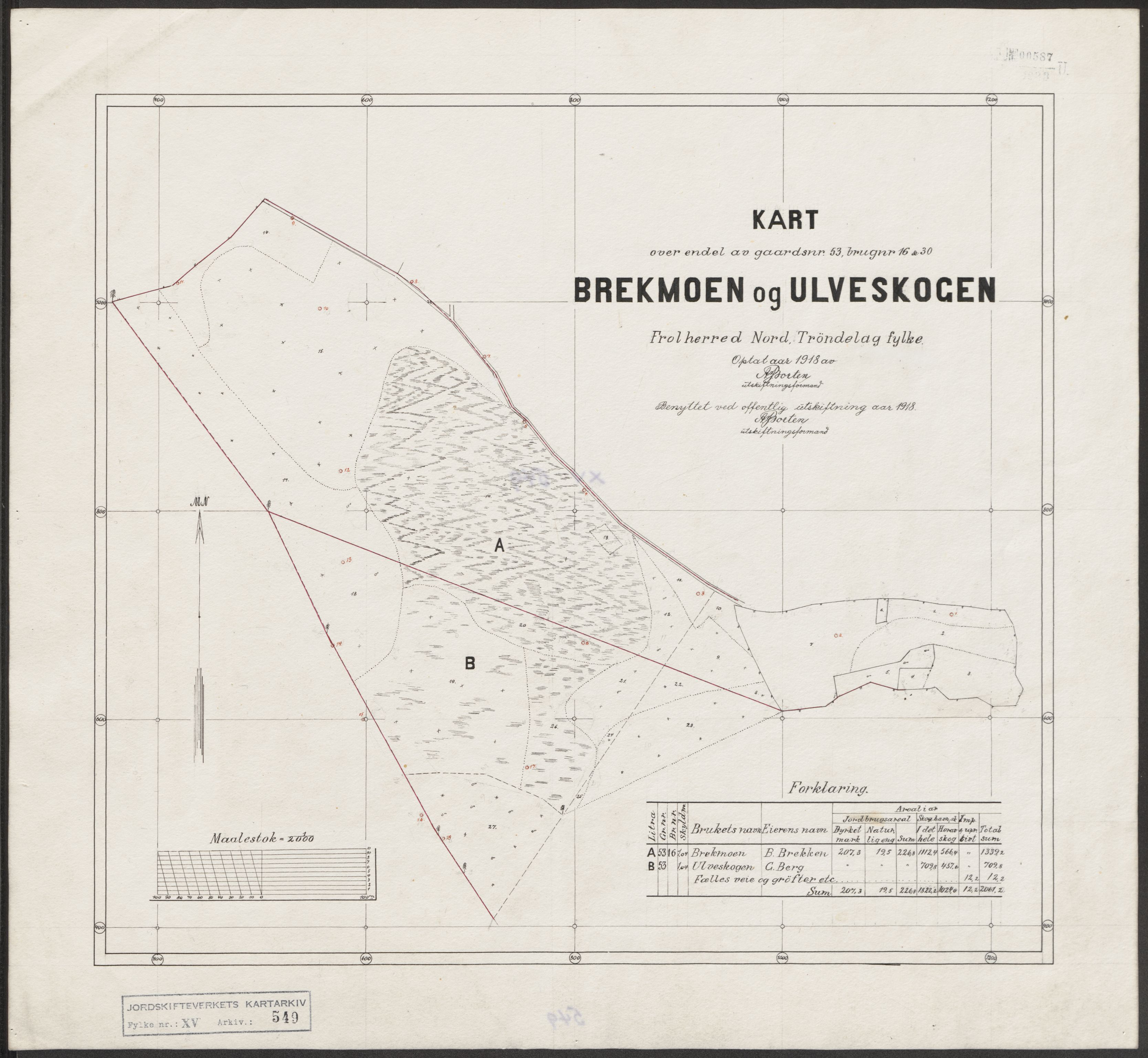 Jordskifteverkets kartarkiv, AV/RA-S-3929/T, 1859-1988, p. 700