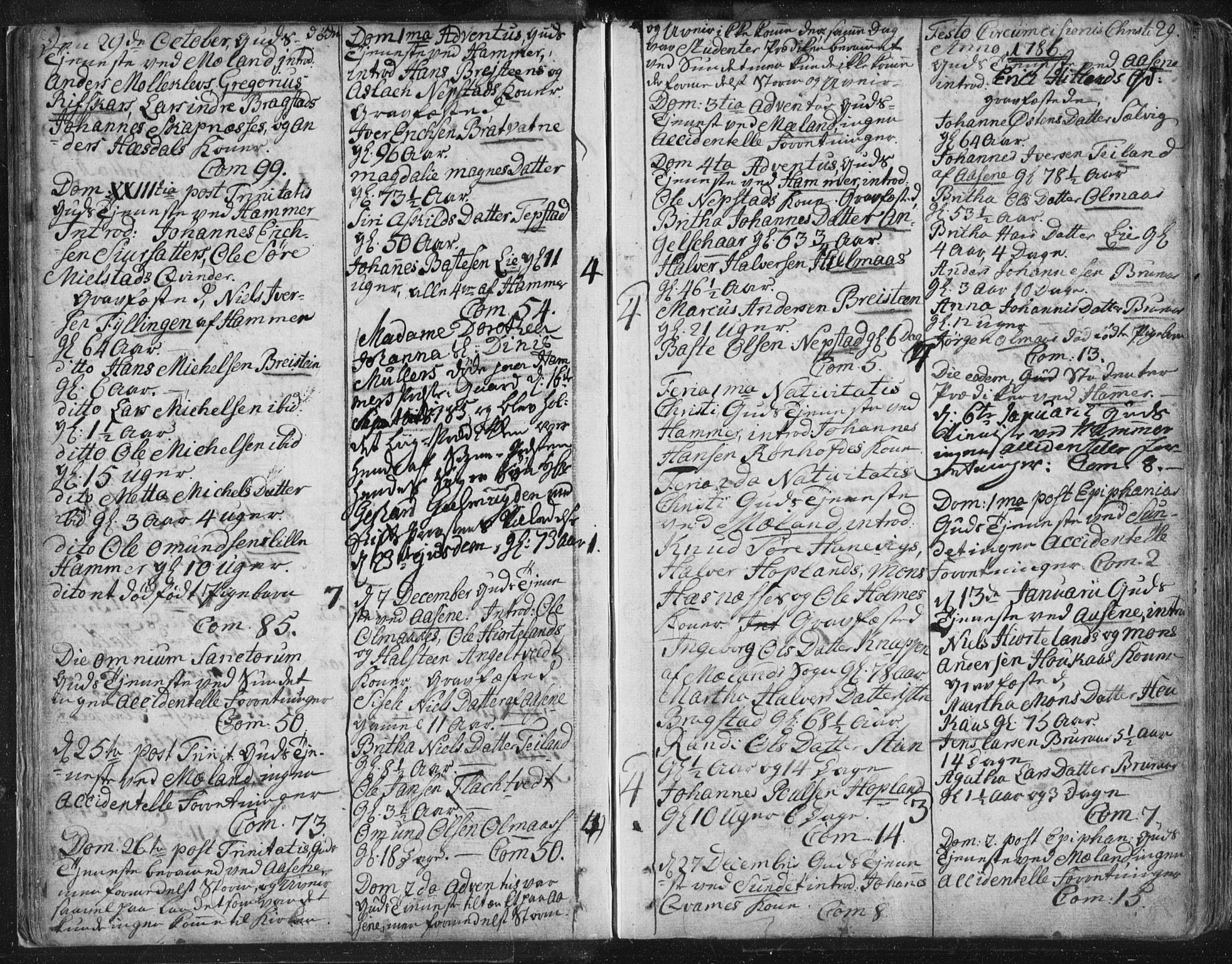 Hamre sokneprestembete, AV/SAB-A-75501/H/Ha/Haa/Haaa/L0008: Parish register (official) no. A 8, 1778-1804, p. 29