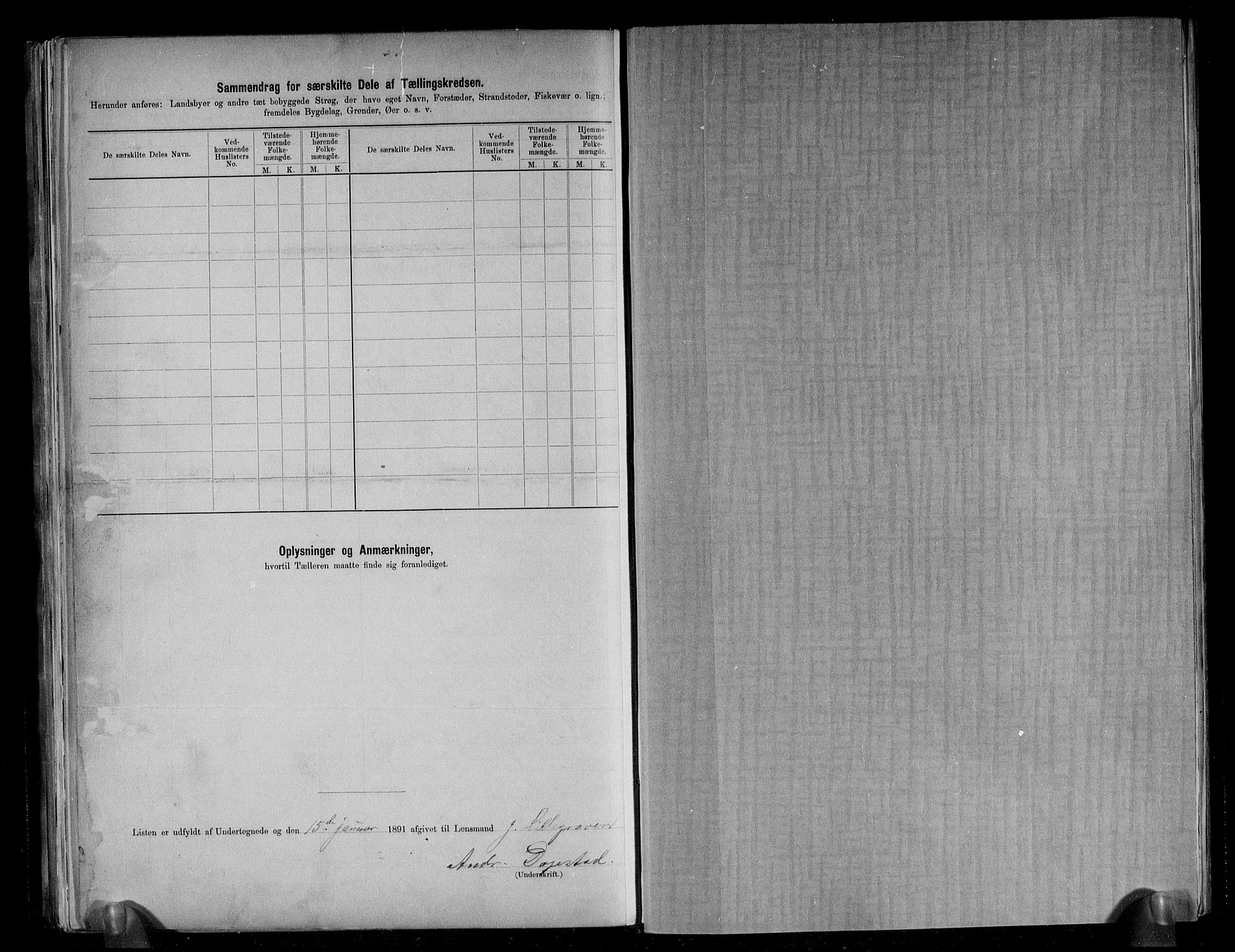 RA, 1891 census for 1235 Voss, 1891, p. 38