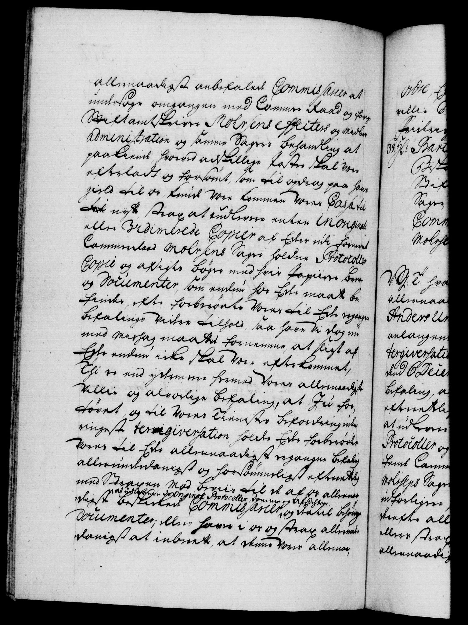 Danske Kanselli 1572-1799, AV/RA-EA-3023/F/Fc/Fca/Fcab/L0023: Norske tegnelser, 1725-1727, p. 377b