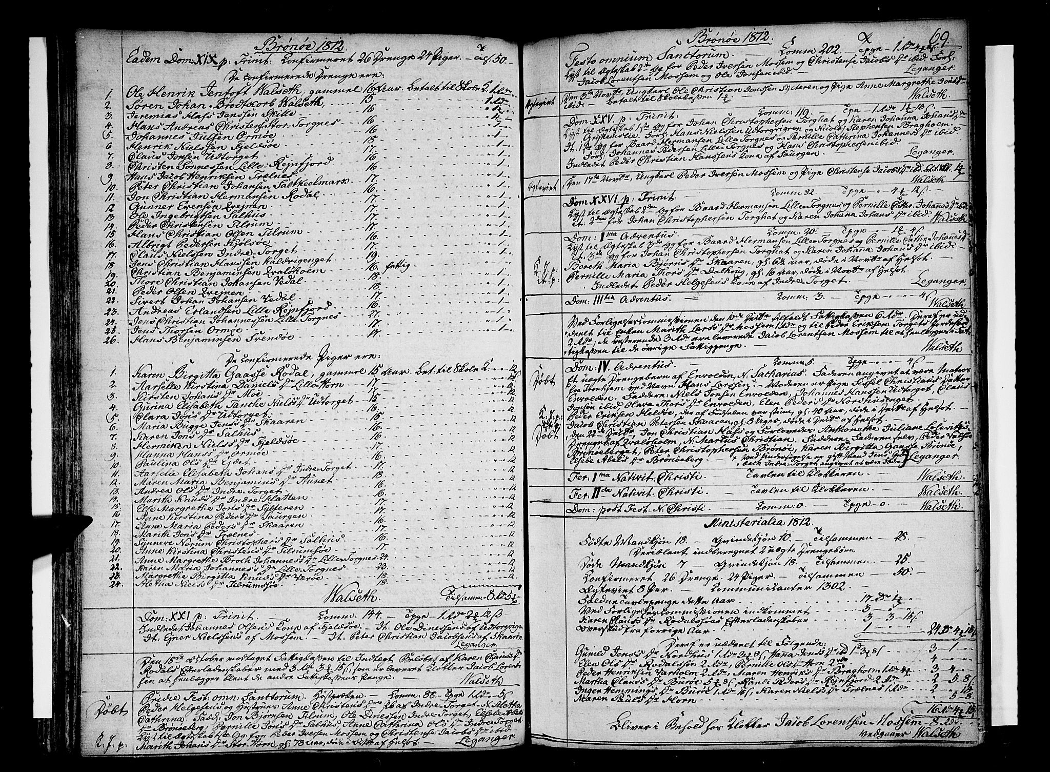 Ministerialprotokoller, klokkerbøker og fødselsregistre - Nordland, SAT/A-1459/813/L0196: Parish register (official) no. 813A06, 1804-1819, p. 69