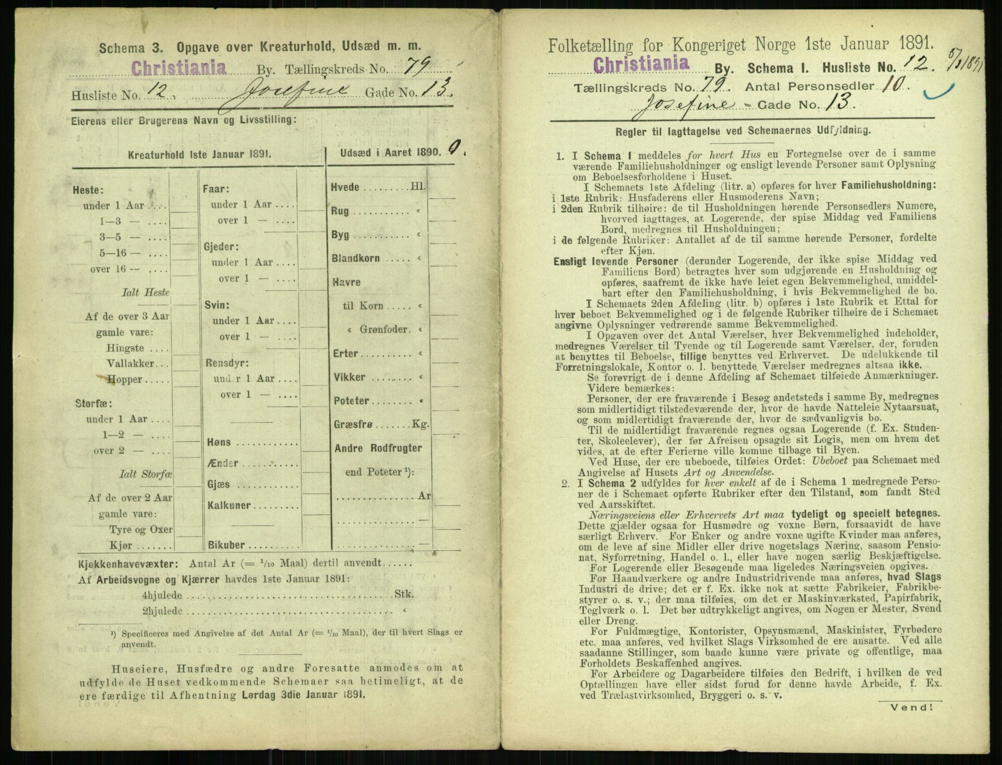 RA, 1891 census for 0301 Kristiania, 1891, p. 41096