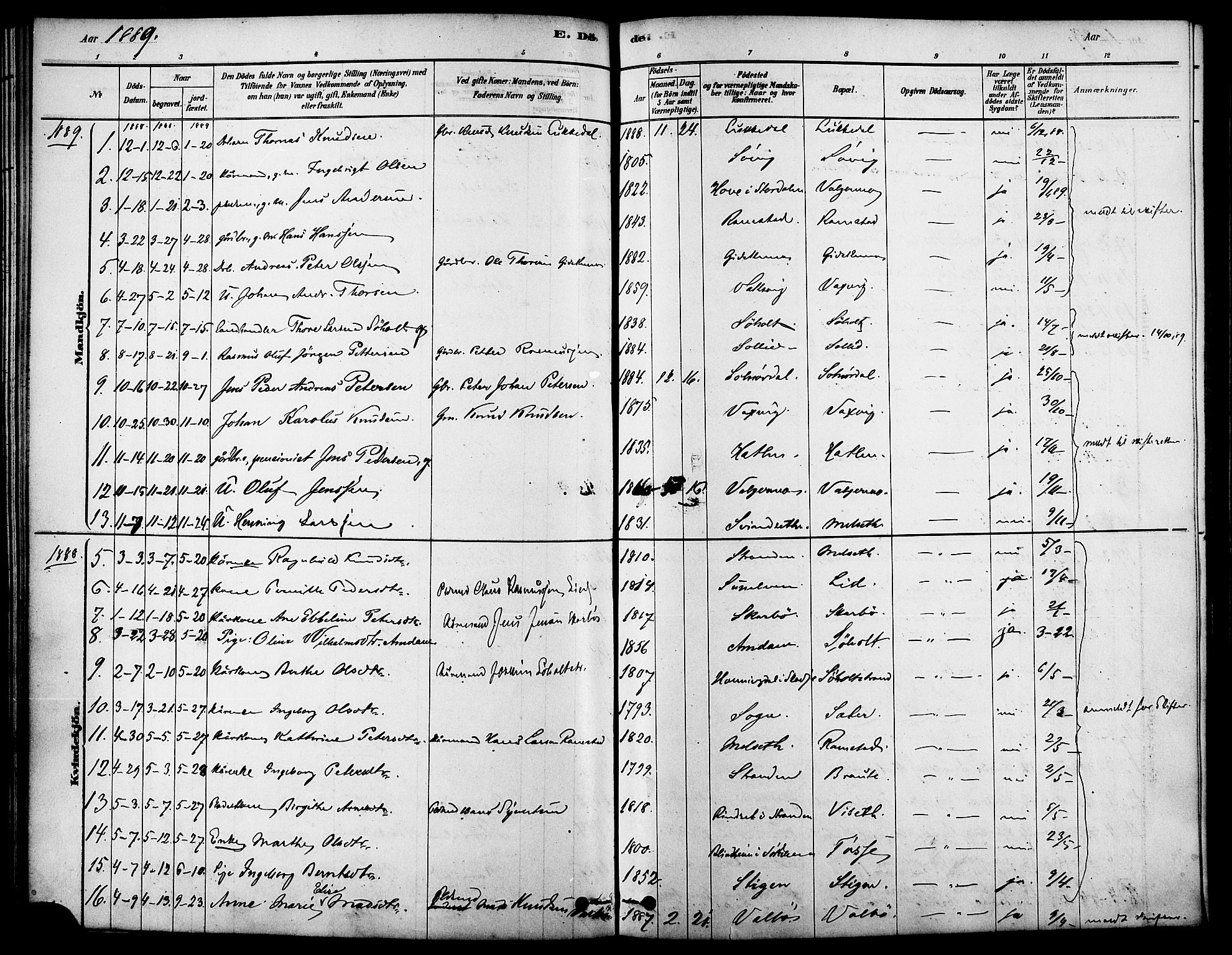 Ministerialprotokoller, klokkerbøker og fødselsregistre - Møre og Romsdal, AV/SAT-A-1454/522/L0315: Parish register (official) no. 522A10, 1878-1890