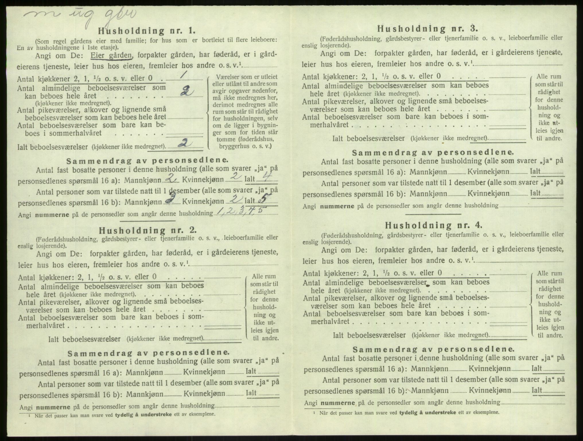 SAB, 1920 census for Luster, 1920, p. 436