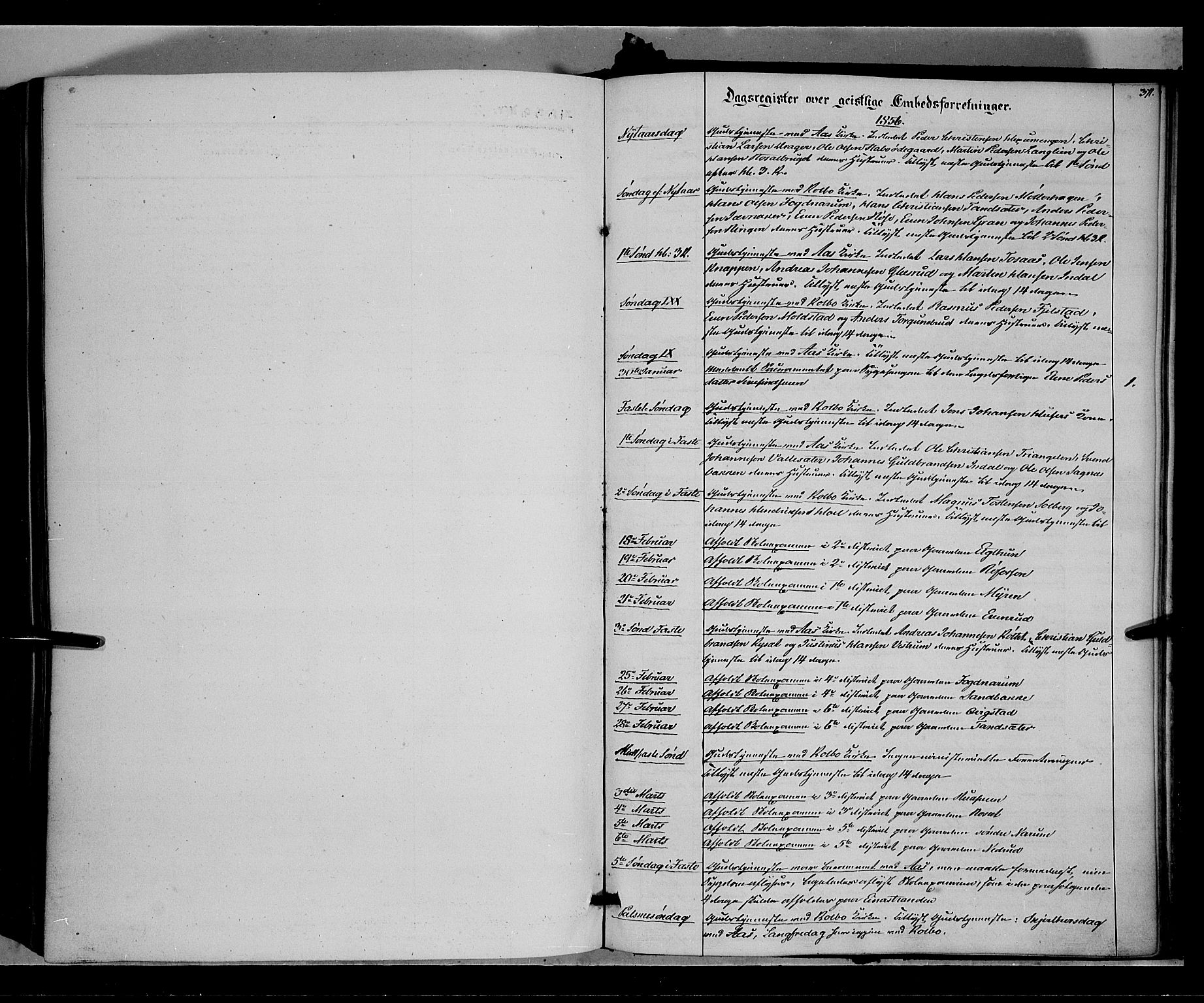 Vestre Toten prestekontor, SAH/PREST-108/H/Ha/Haa/L0006: Parish register (official) no. 6, 1856-1861, p. 371