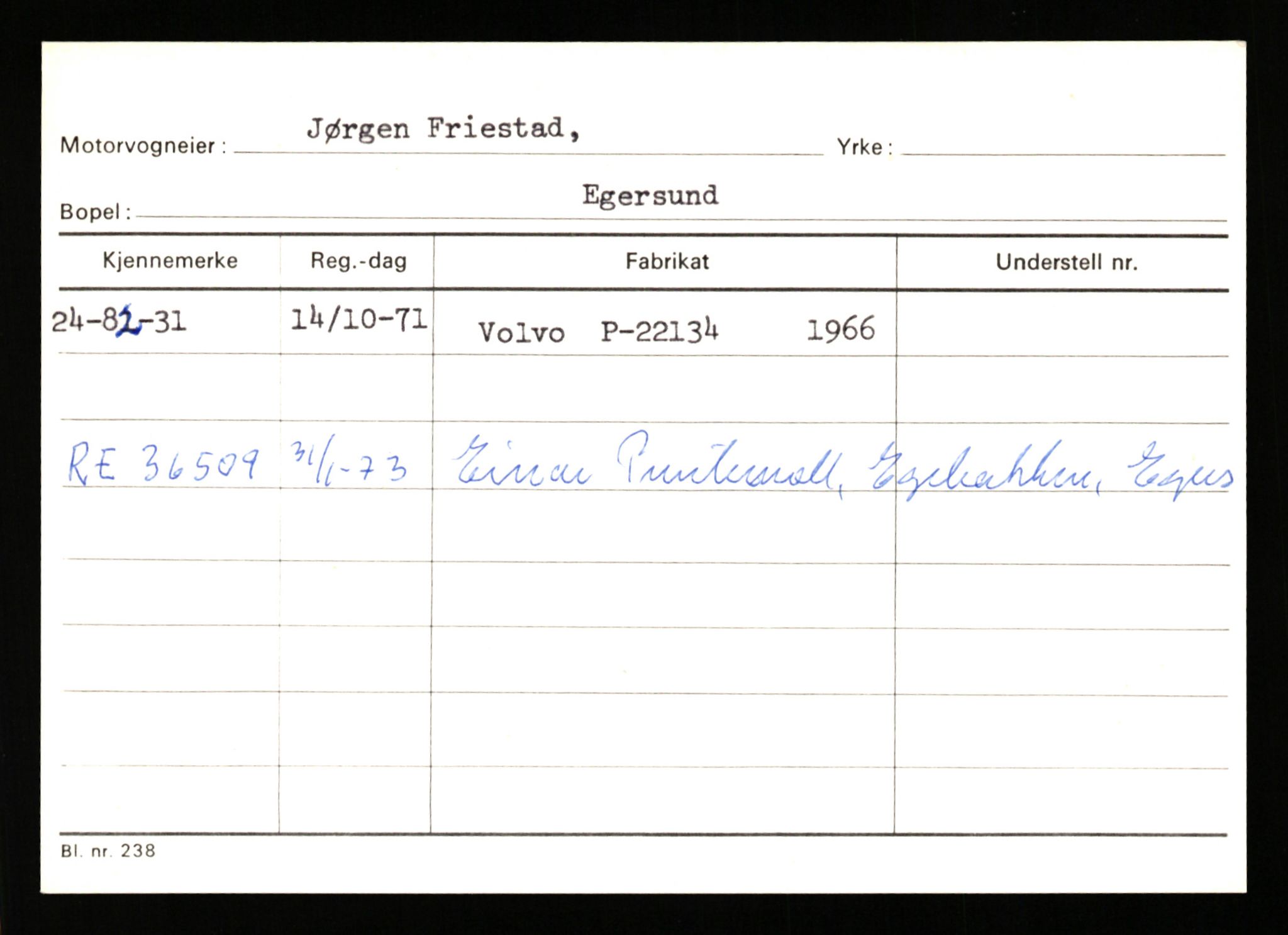 Stavanger trafikkstasjon, AV/SAST-A-101942/0/G/L0011: Registreringsnummer: 240000 - 363477, 1930-1971, p. 341