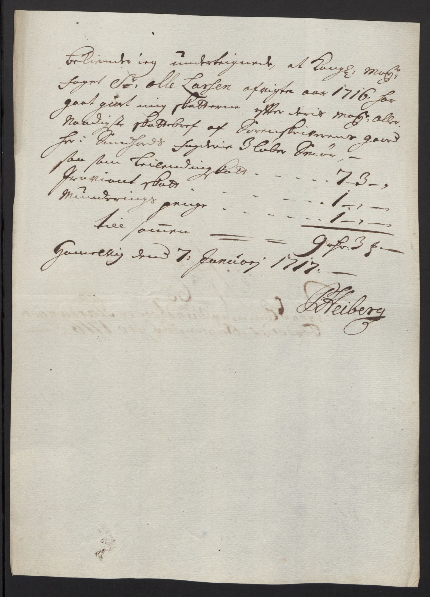 Rentekammeret inntil 1814, Reviderte regnskaper, Fogderegnskap, AV/RA-EA-4092/R48/L2992: Fogderegnskap Sunnhordland og Hardanger, 1716, p. 289