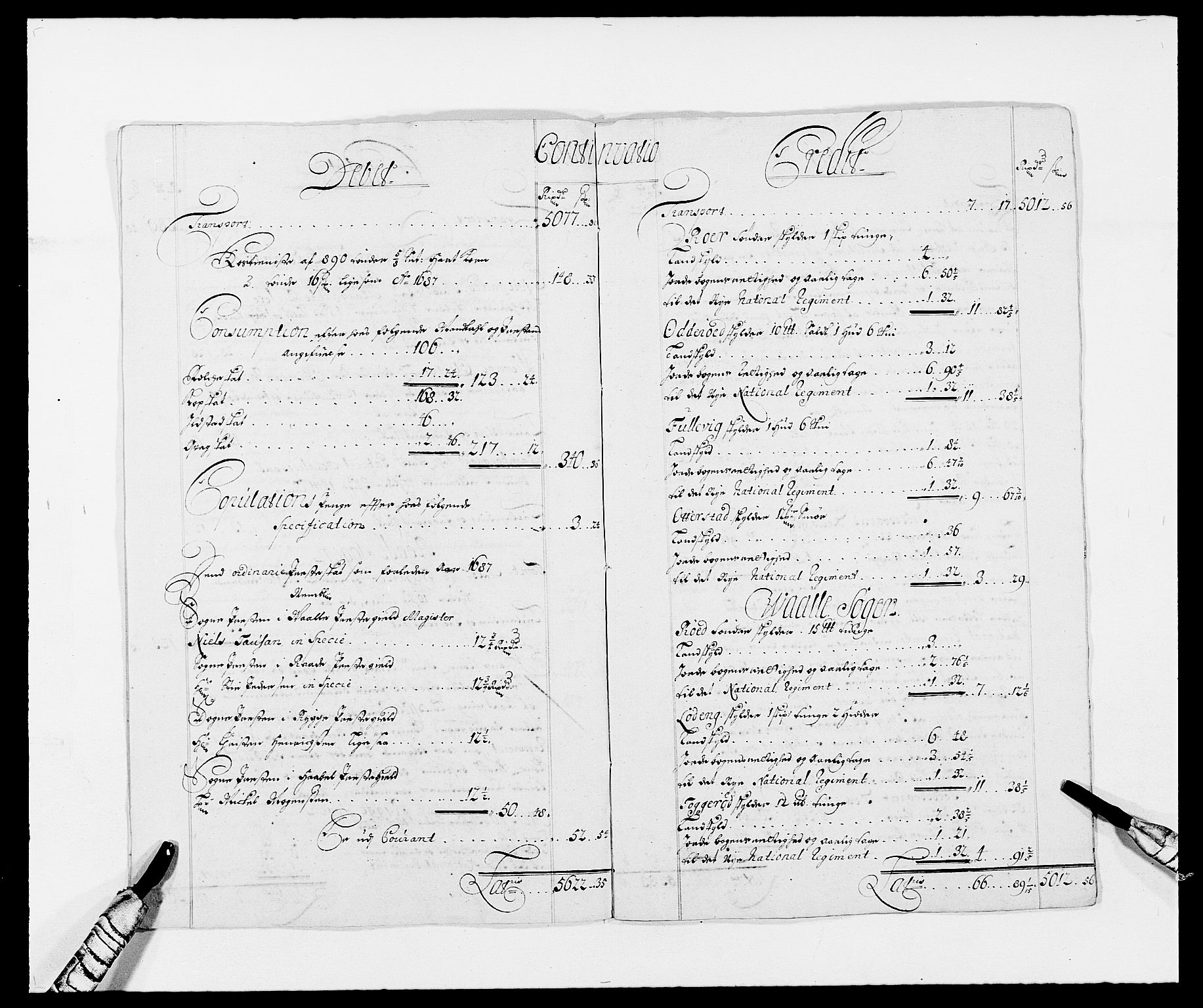 Rentekammeret inntil 1814, Reviderte regnskaper, Fogderegnskap, AV/RA-EA-4092/R02/L0106: Fogderegnskap Moss og Verne kloster, 1688-1691, p. 6