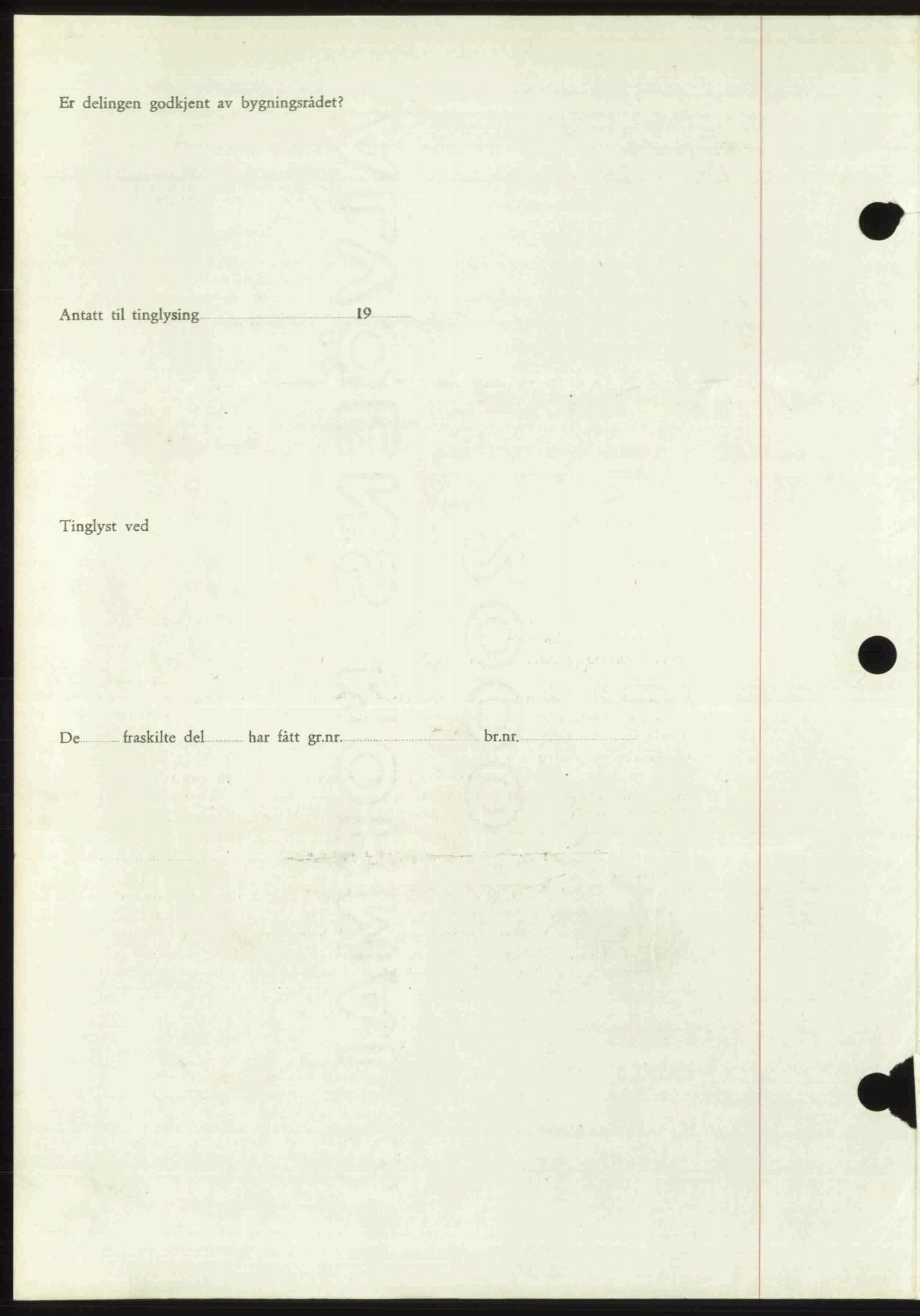 Toten tingrett, SAH/TING-006/H/Hb/Hbc/L0020: Mortgage book no. Hbc-20, 1948-1948, Diary no: : 2549/1948