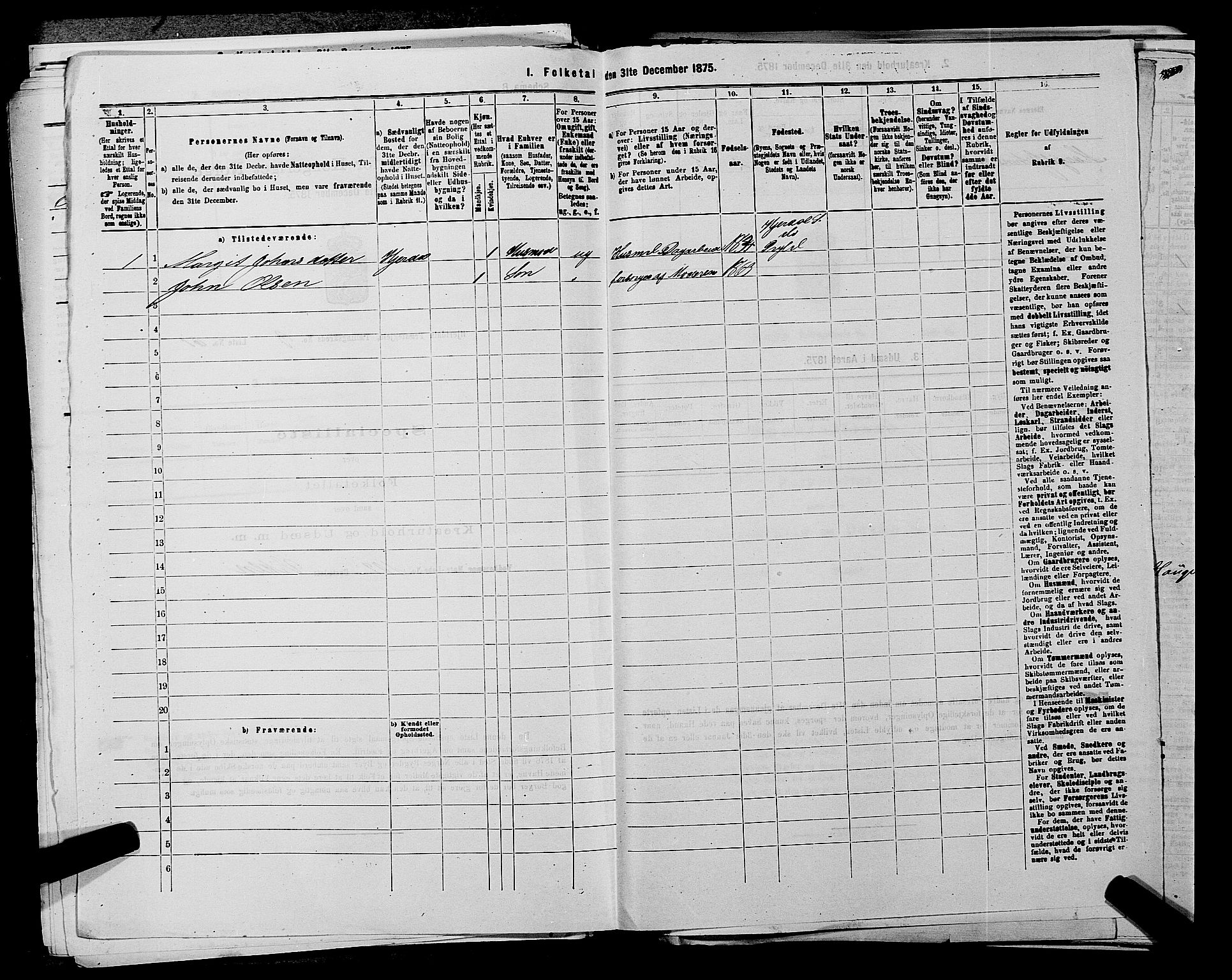 SAKO, 1875 census for 0827P Hjartdal, 1875, p. 457