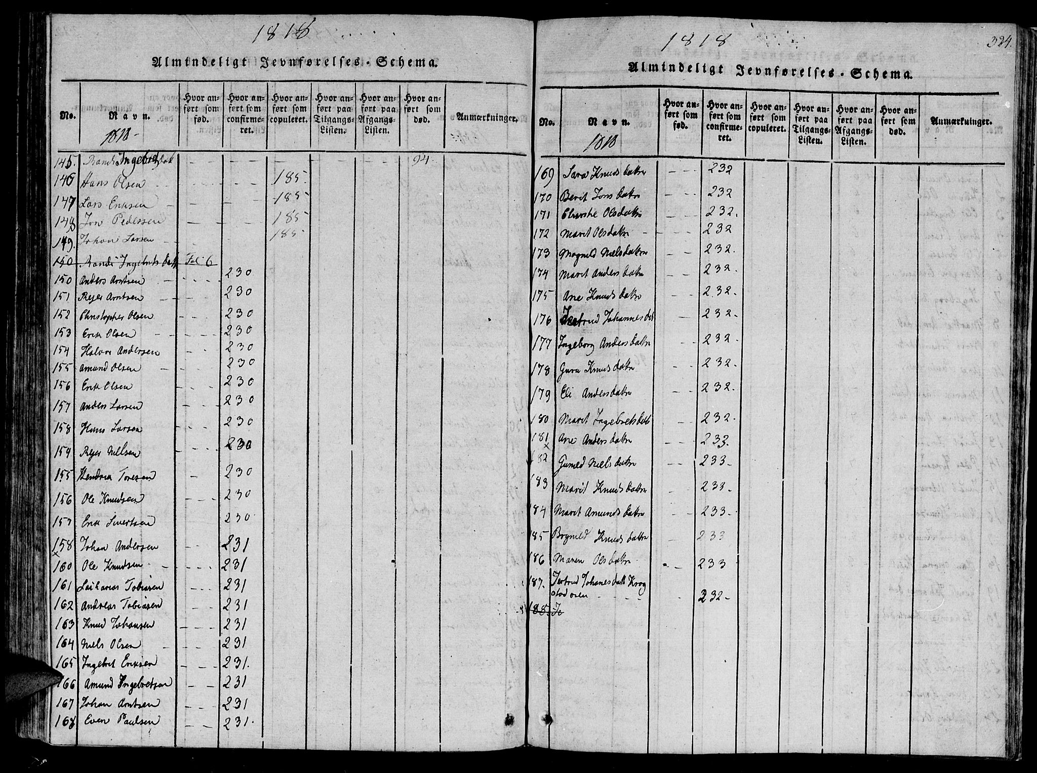 Ministerialprotokoller, klokkerbøker og fødselsregistre - Sør-Trøndelag, SAT/A-1456/630/L0491: Parish register (official) no. 630A04, 1818-1830, p. 324