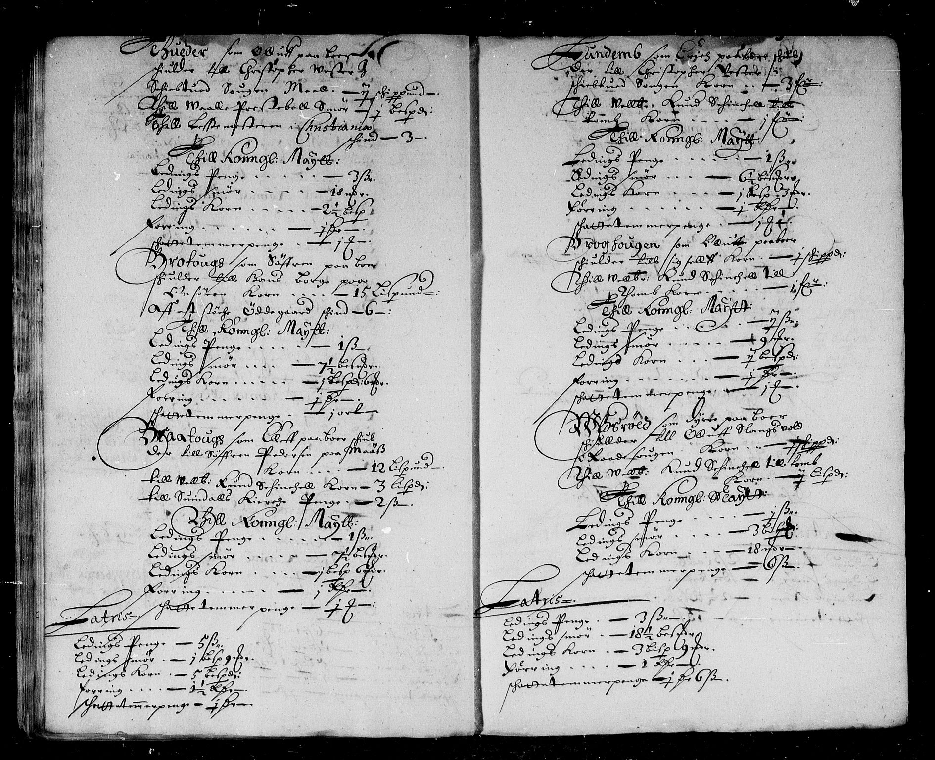 Rentekammeret inntil 1814, Reviderte regnskaper, Stiftamtstueregnskaper, Landkommissariatet på Akershus og Akershus stiftamt, AV/RA-EA-5869/R/Rb/L0039: Akershus stiftamt, 1666