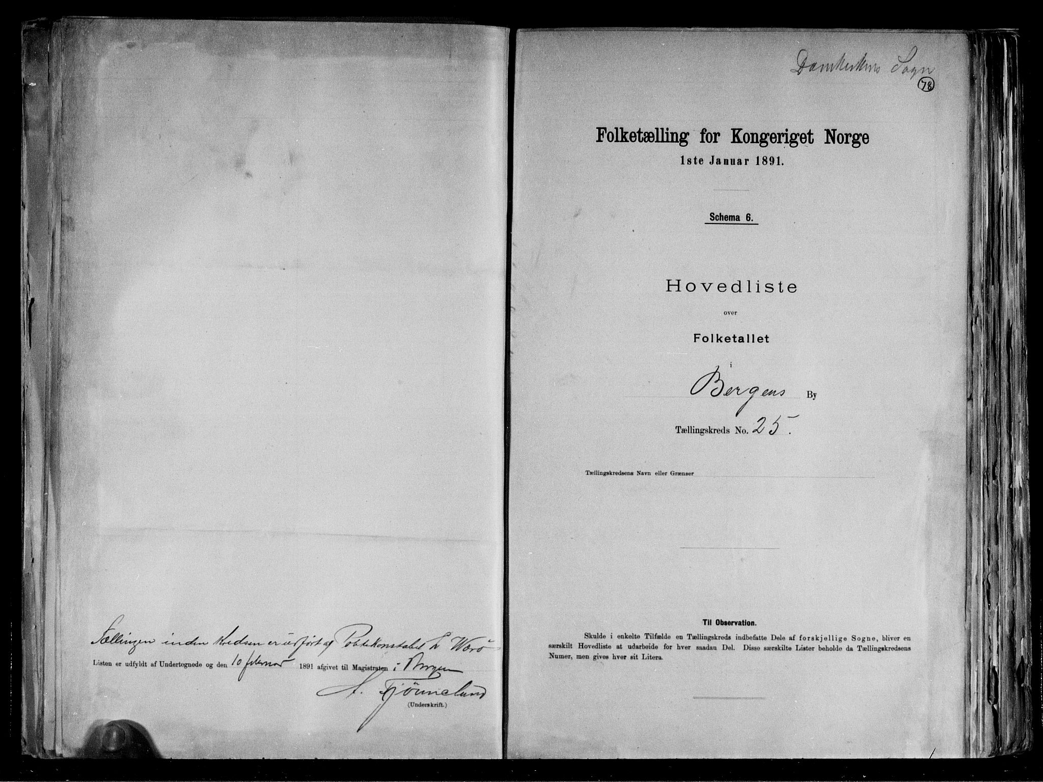 RA, 1891 Census for 1301 Bergen, 1891, p. 80