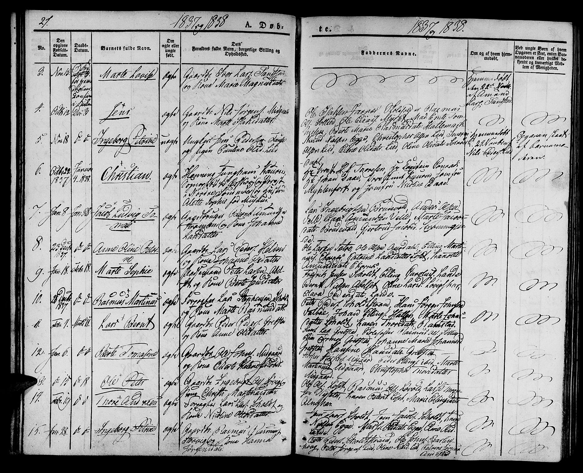 Ministerialprotokoller, klokkerbøker og fødselsregistre - Møre og Romsdal, AV/SAT-A-1454/522/L0311: Parish register (official) no. 522A06, 1832-1842, p. 27