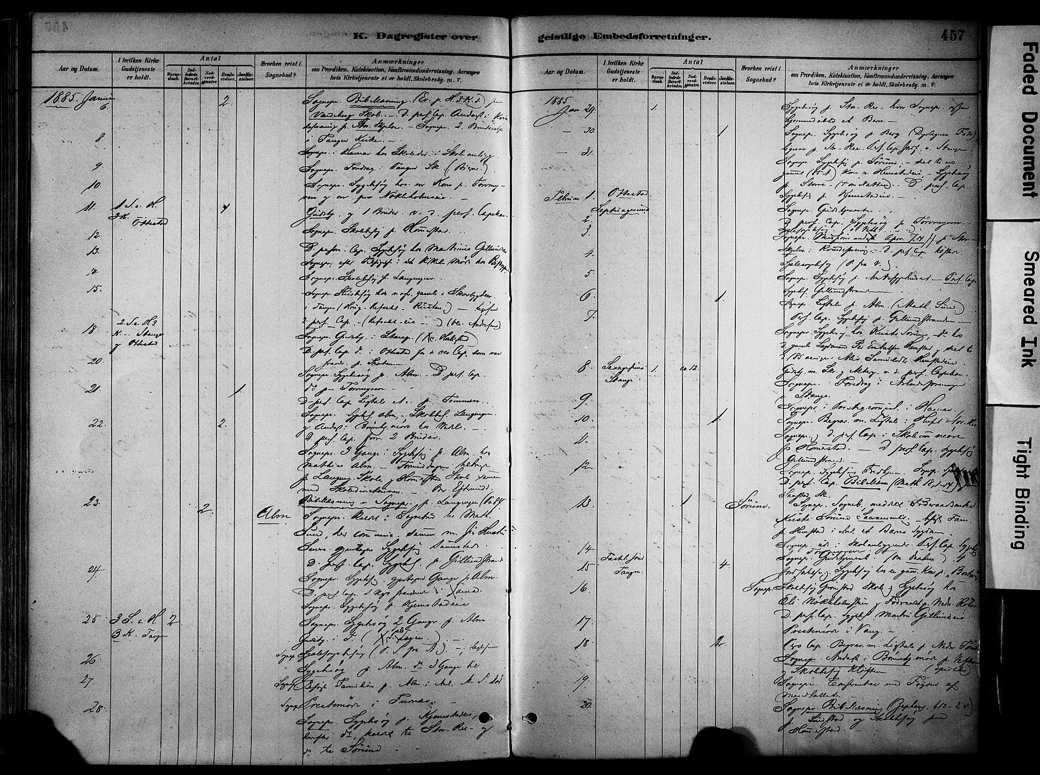 Stange prestekontor, AV/SAH-PREST-002/K/L0017: Parish register (official) no. 17, 1880-1893, p. 457