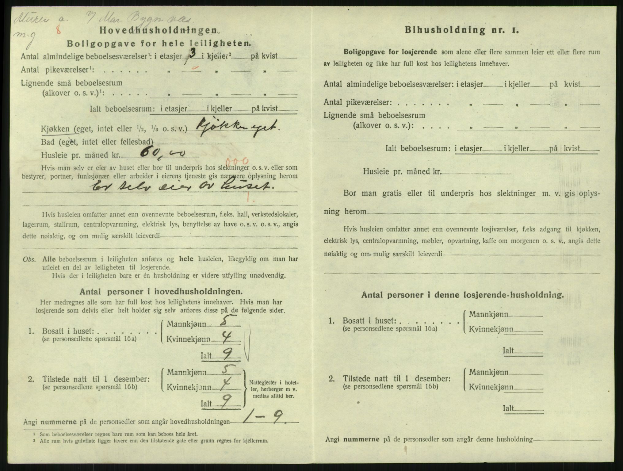 SAKO, 1920 census for Horten, 1920, p. 6126