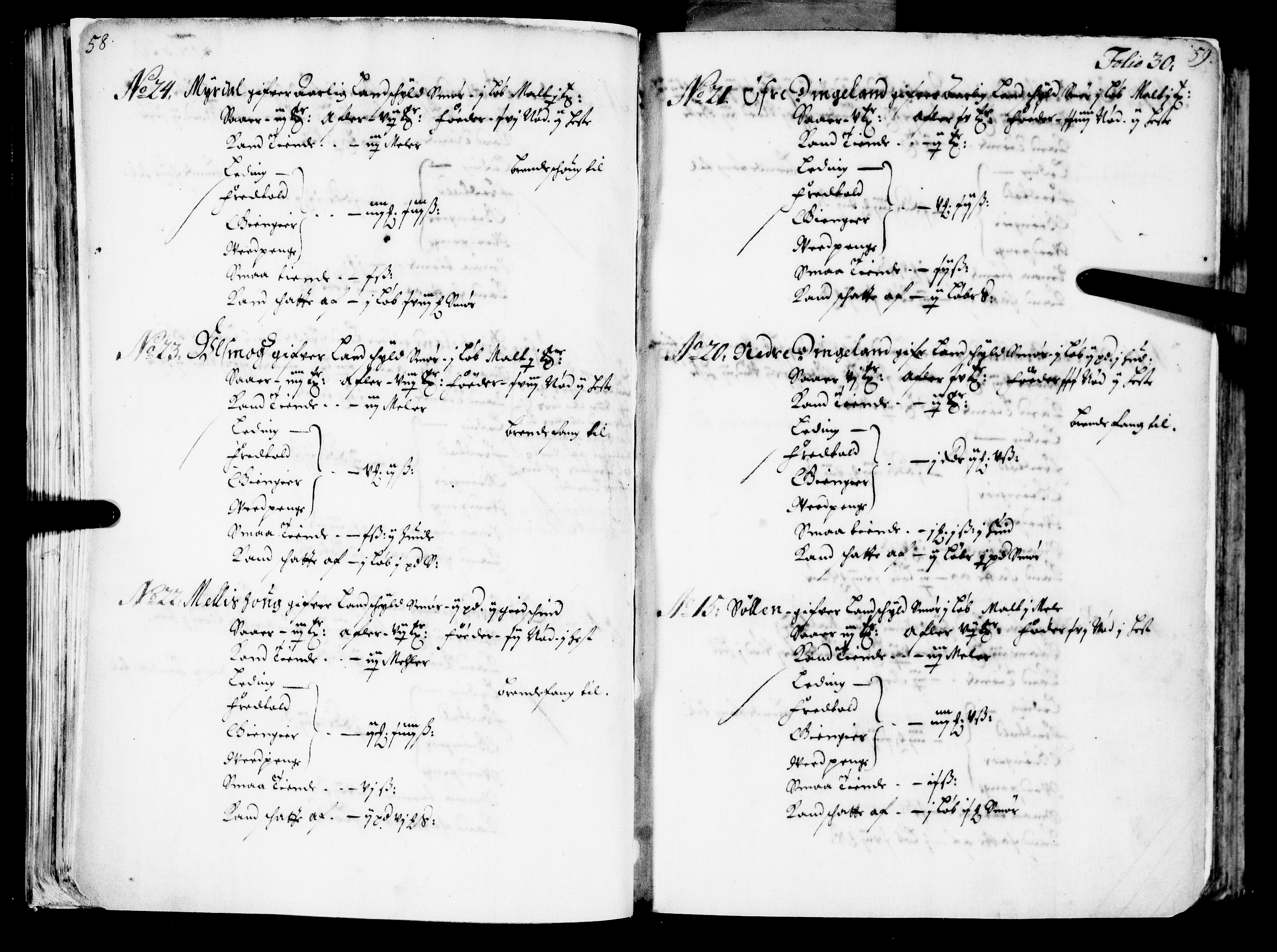 Rentekammeret inntil 1814, Realistisk ordnet avdeling, AV/RA-EA-4070/N/Nb/Nba/L0039: Nordhordland fogderi, 1667, p. 29b-30a