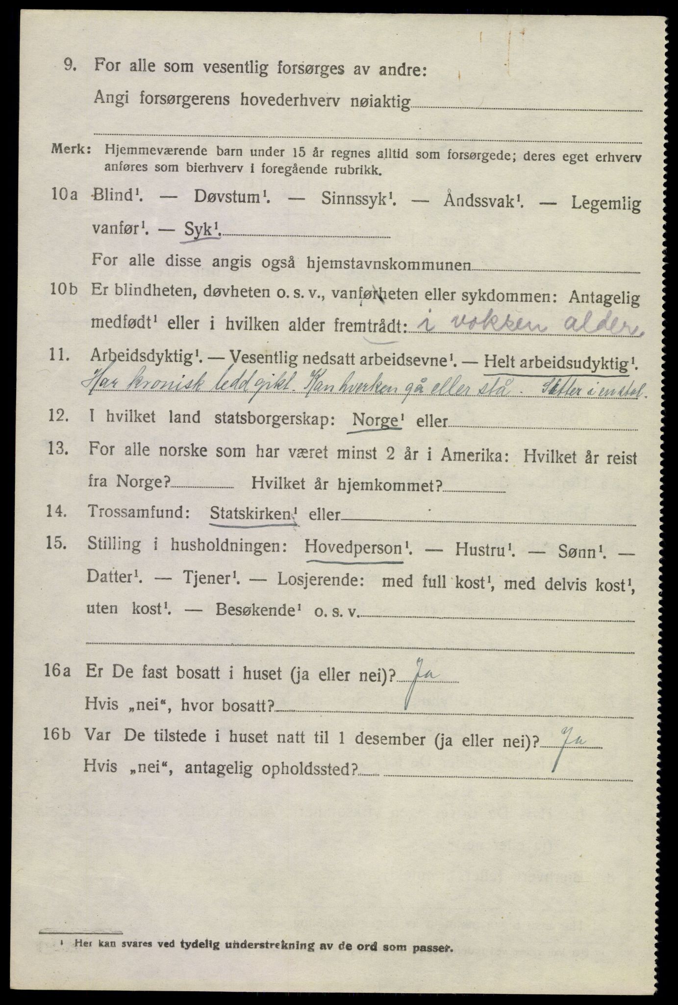 SAKO, 1920 census for Sandeherred, 1920, p. 12715