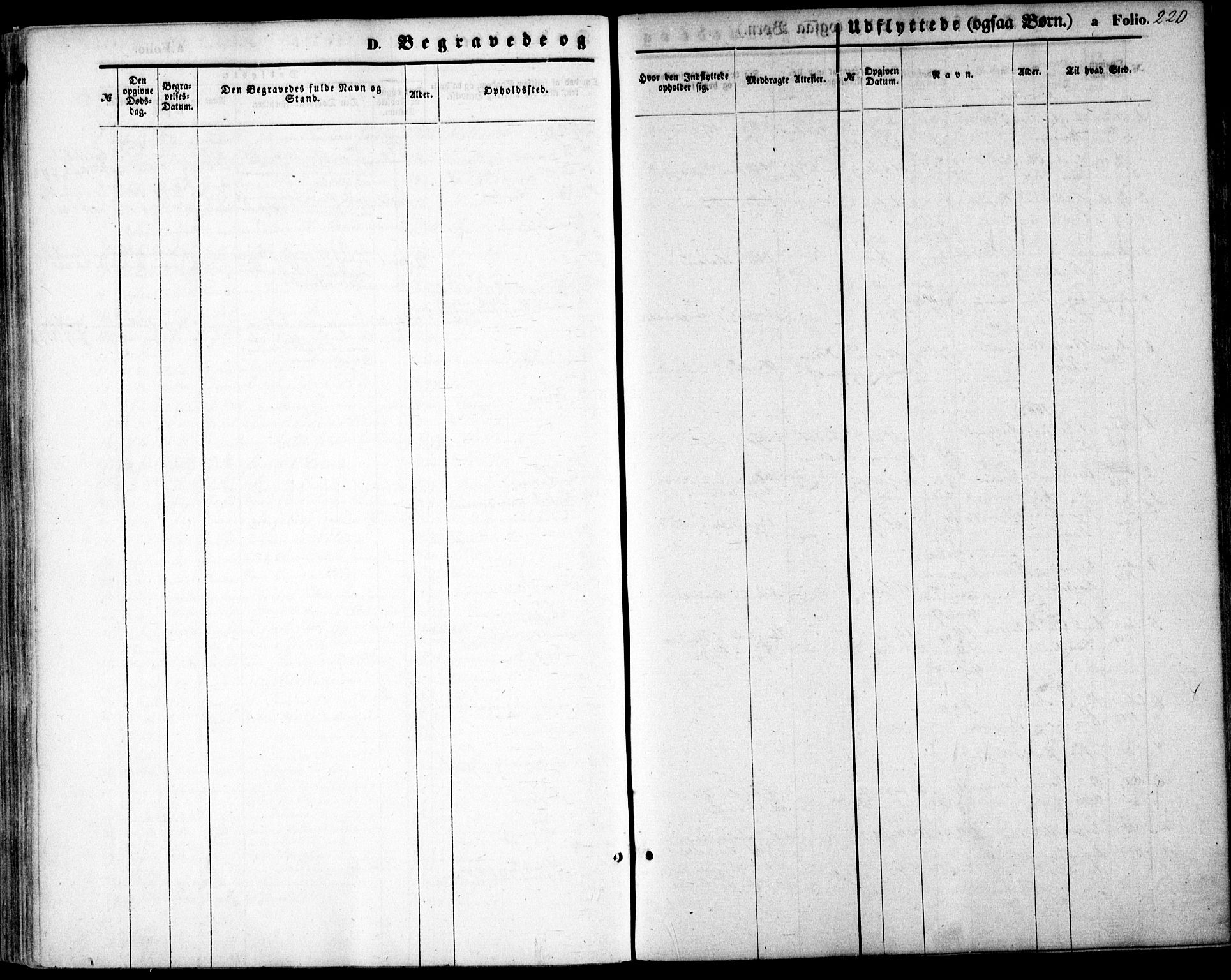 Hommedal sokneprestkontor, AV/SAK-1111-0023/F/Fa/Fab/L0005: Parish register (official) no. A 5, 1861-1877, p. 220