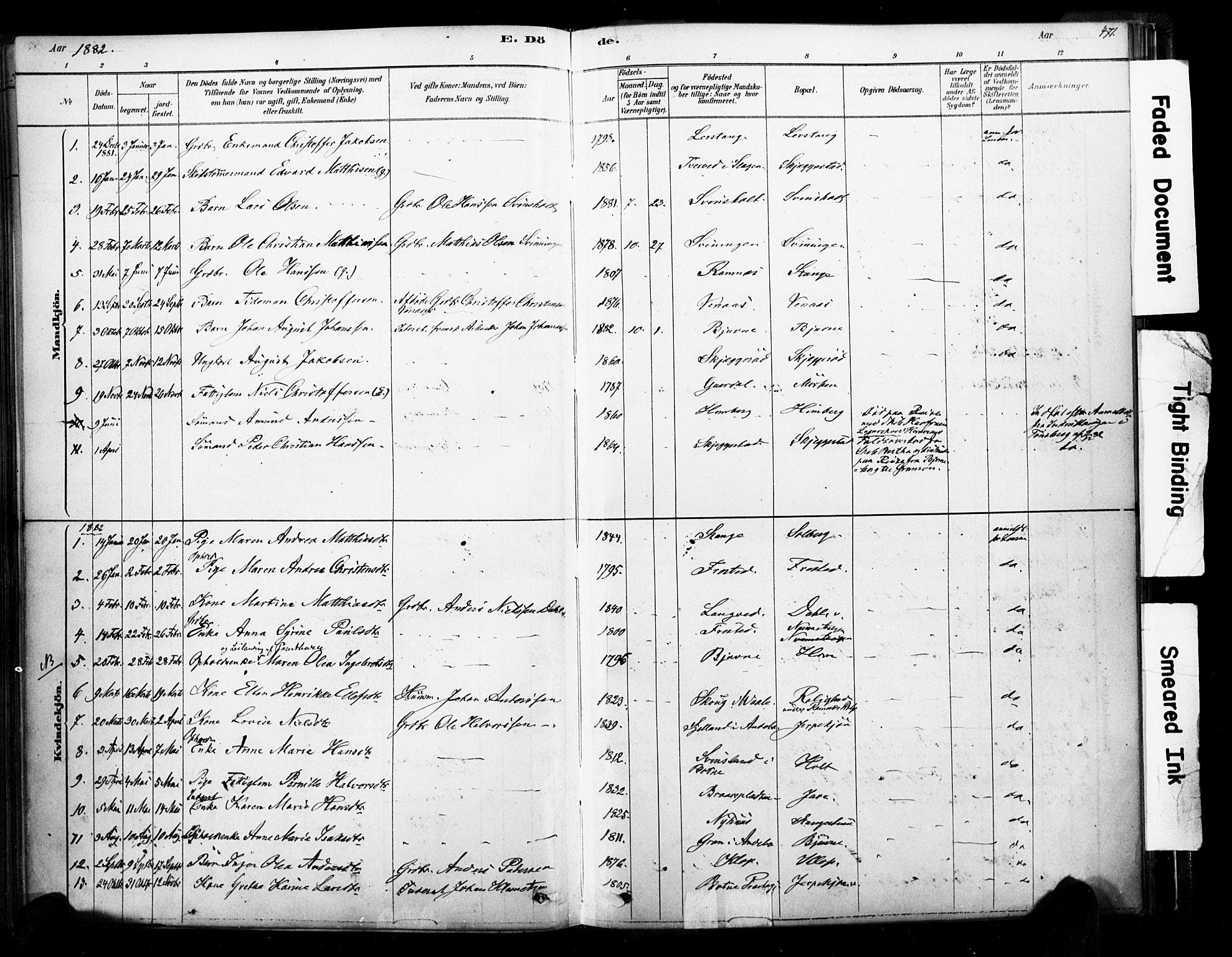 Ramnes kirkebøker, AV/SAKO-A-314/F/Fa/L0007: Parish register (official) no. I 7, 1878-1895, p. 470-471