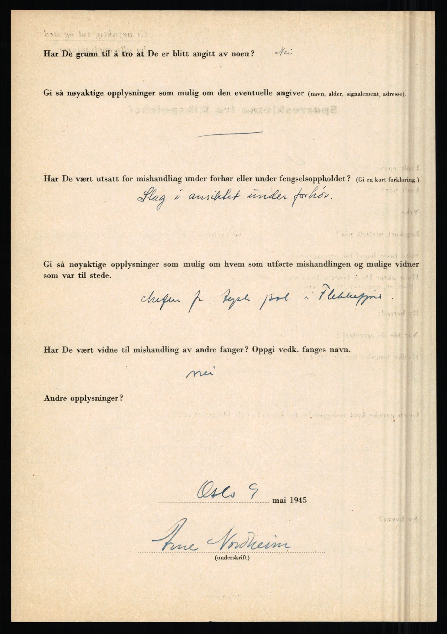 Rikspolitisjefen, AV/RA-S-1560/L/L0012: Mogensen, Øivind - Noraas, Lars, 1940-1945, p. 1015