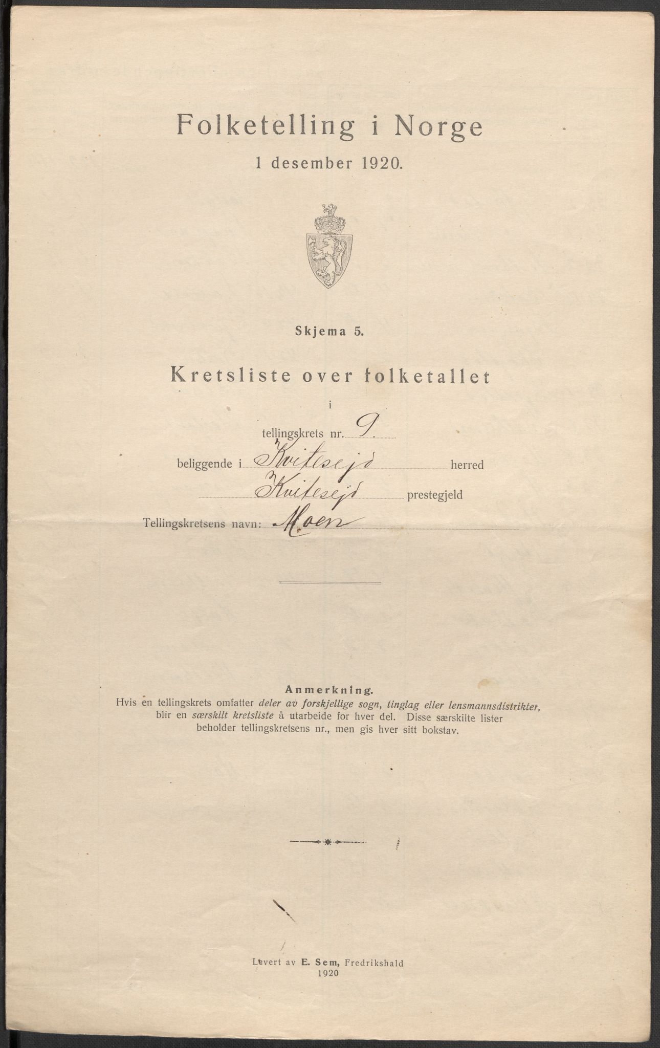 SAKO, 1920 census for Kviteseid, 1920, p. 28