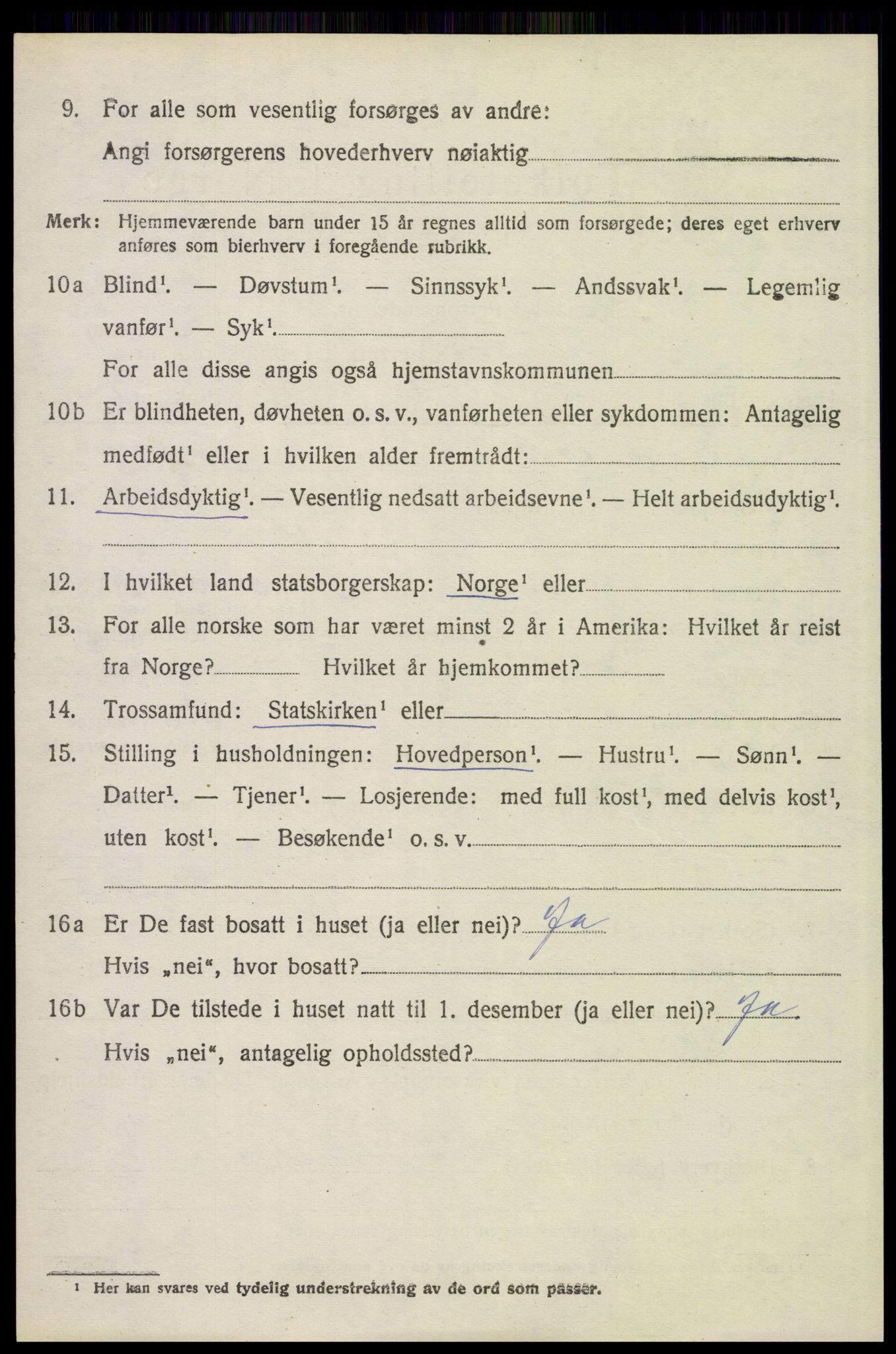 SAH, 1920 census for Åsnes, 1920, p. 11723