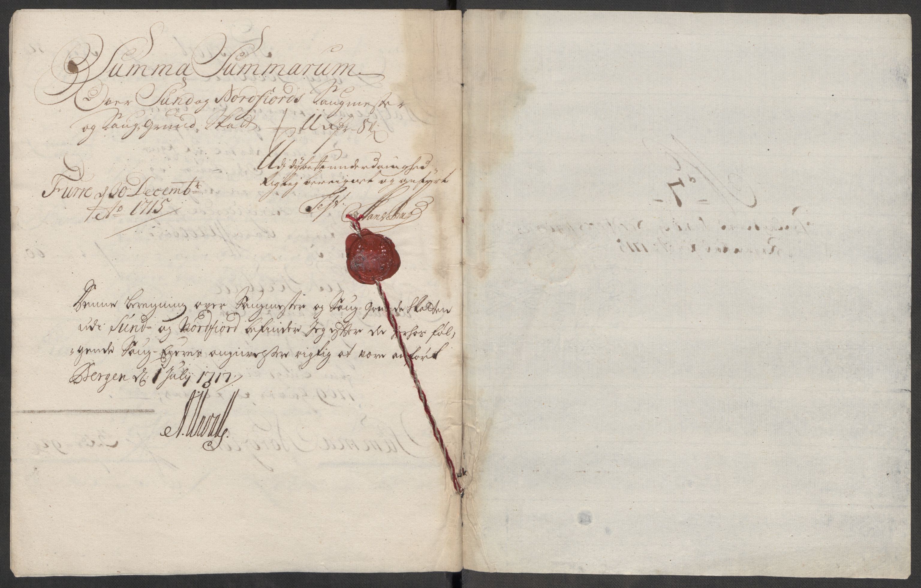 Rentekammeret inntil 1814, Reviderte regnskaper, Fogderegnskap, AV/RA-EA-4092/R53/L3439: Fogderegnskap Sunn- og Nordfjord, 1715, p. 280