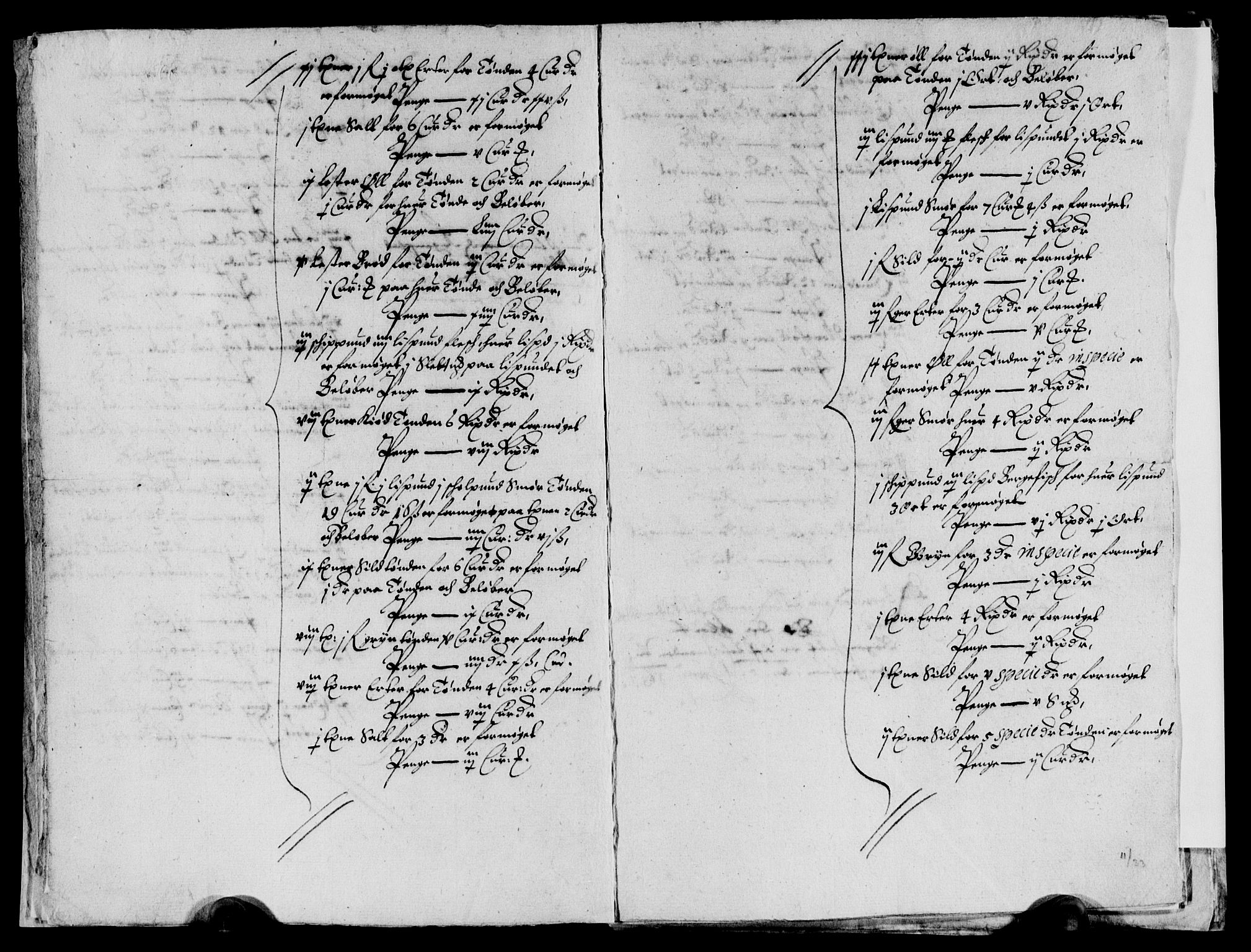 Rentekammeret inntil 1814, Reviderte regnskaper, Lensregnskaper, AV/RA-EA-5023/R/Rb/Rbq/L0020: Nedenes len. Mandals len. Råbyggelag., 1630-1631