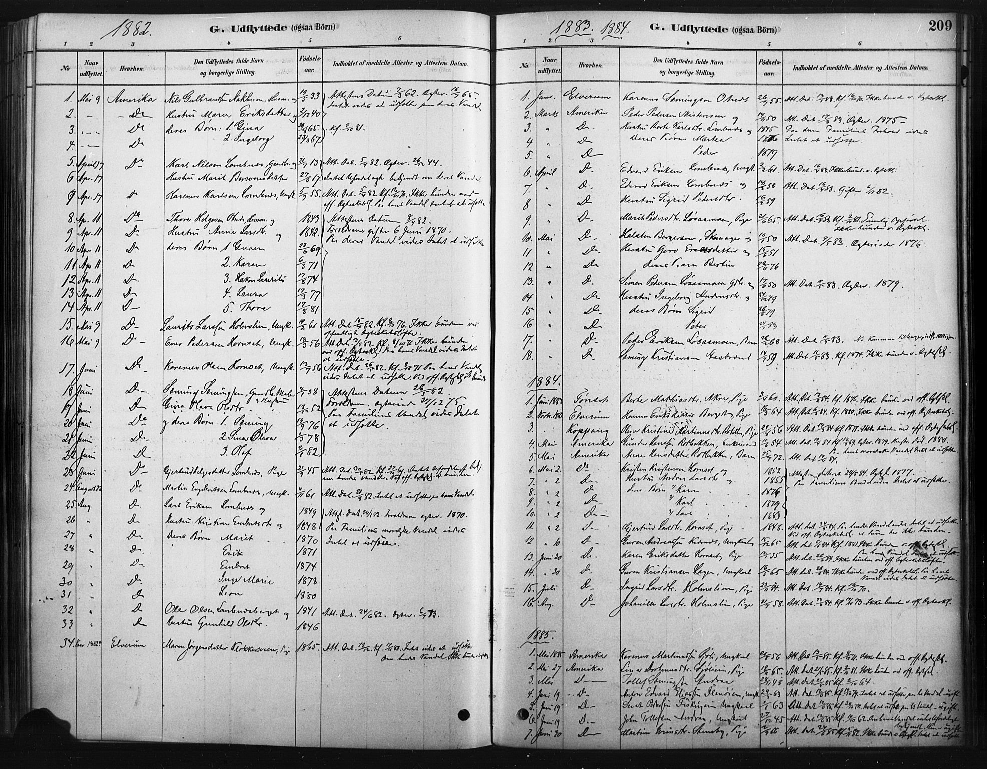 Rendalen prestekontor, SAH/PREST-054/H/Ha/Haa/L0010: Parish register (official) no. 10, 1878-1901, p. 209