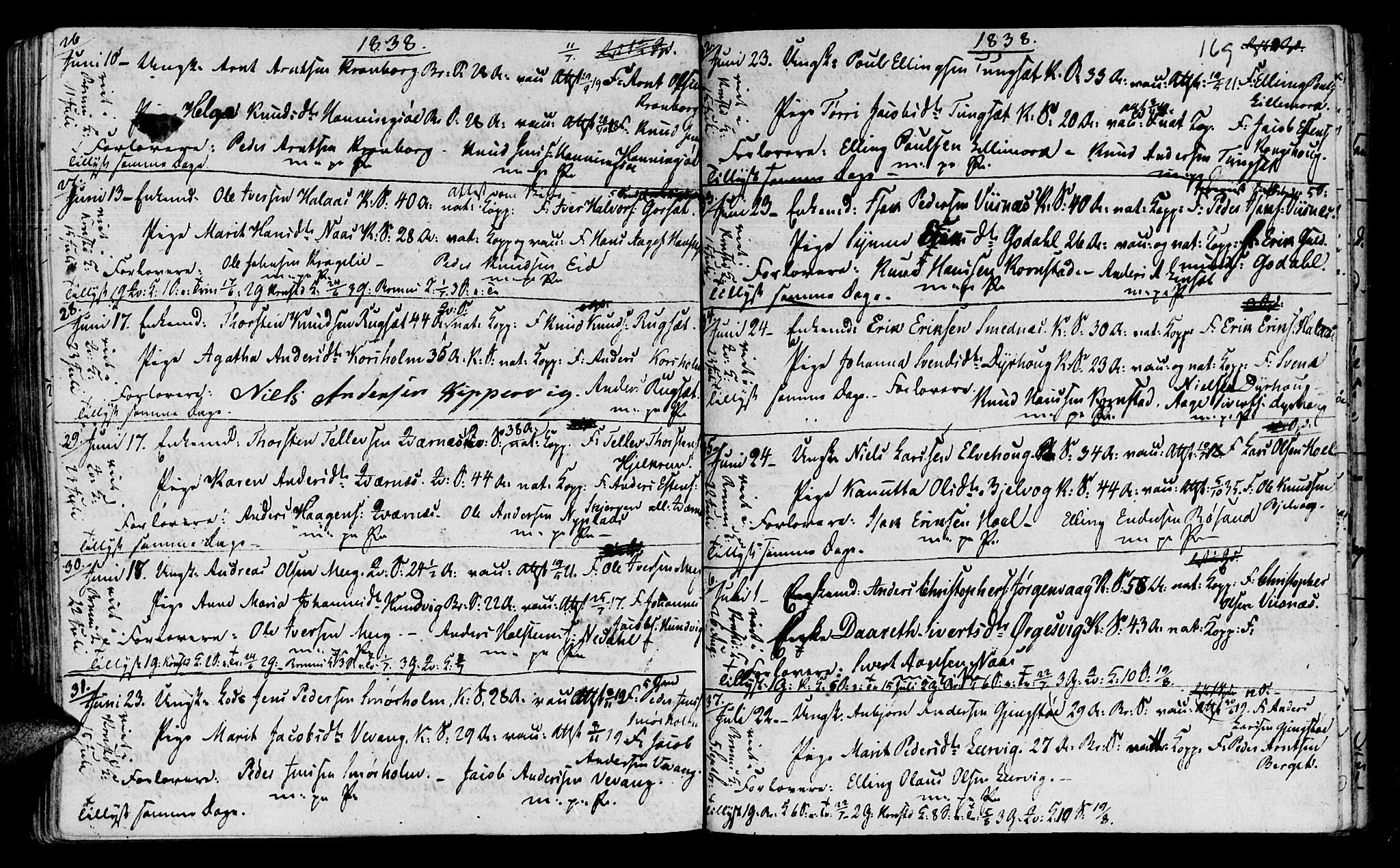 Ministerialprotokoller, klokkerbøker og fødselsregistre - Møre og Romsdal, AV/SAT-A-1454/568/L0795: Parish register (official) no. 568A04, 1802-1845, p. 169