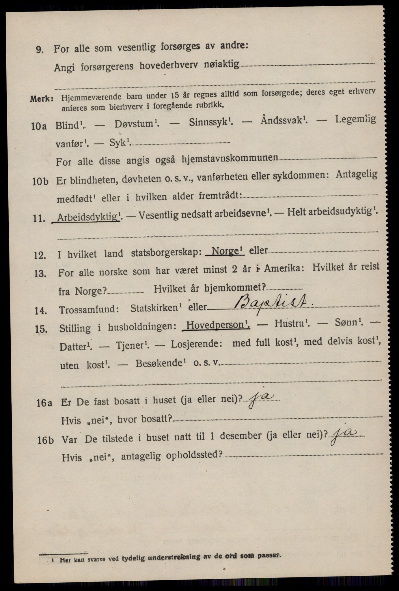 SAKO, 1920 census for Tinn, 1920, p. 4875