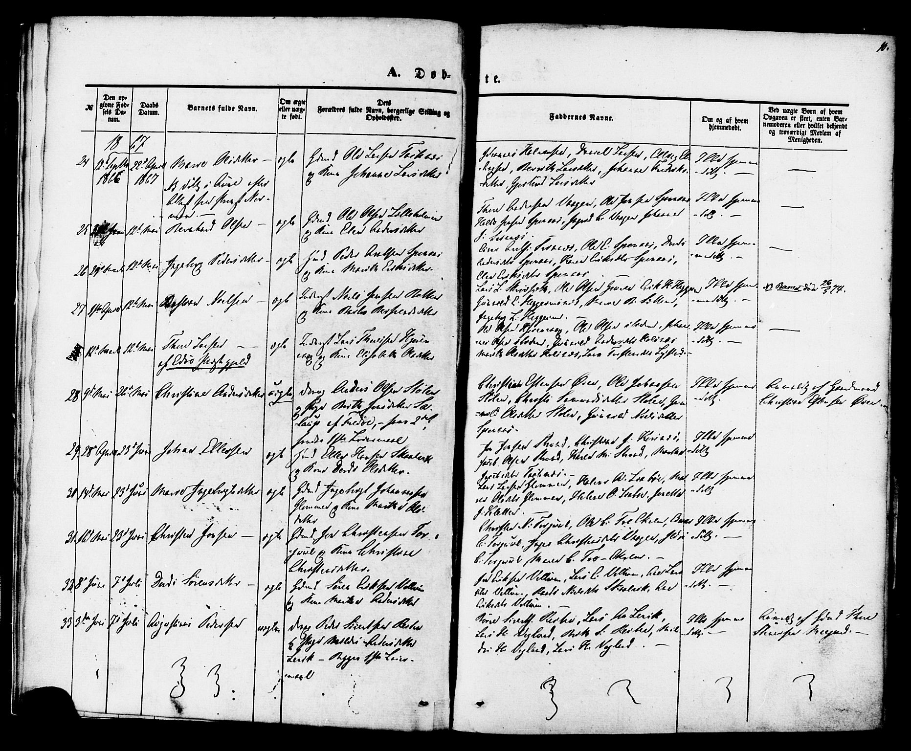 Ministerialprotokoller, klokkerbøker og fødselsregistre - Møre og Romsdal, AV/SAT-A-1454/576/L0884: Parish register (official) no. 576A02, 1865-1879, p. 10