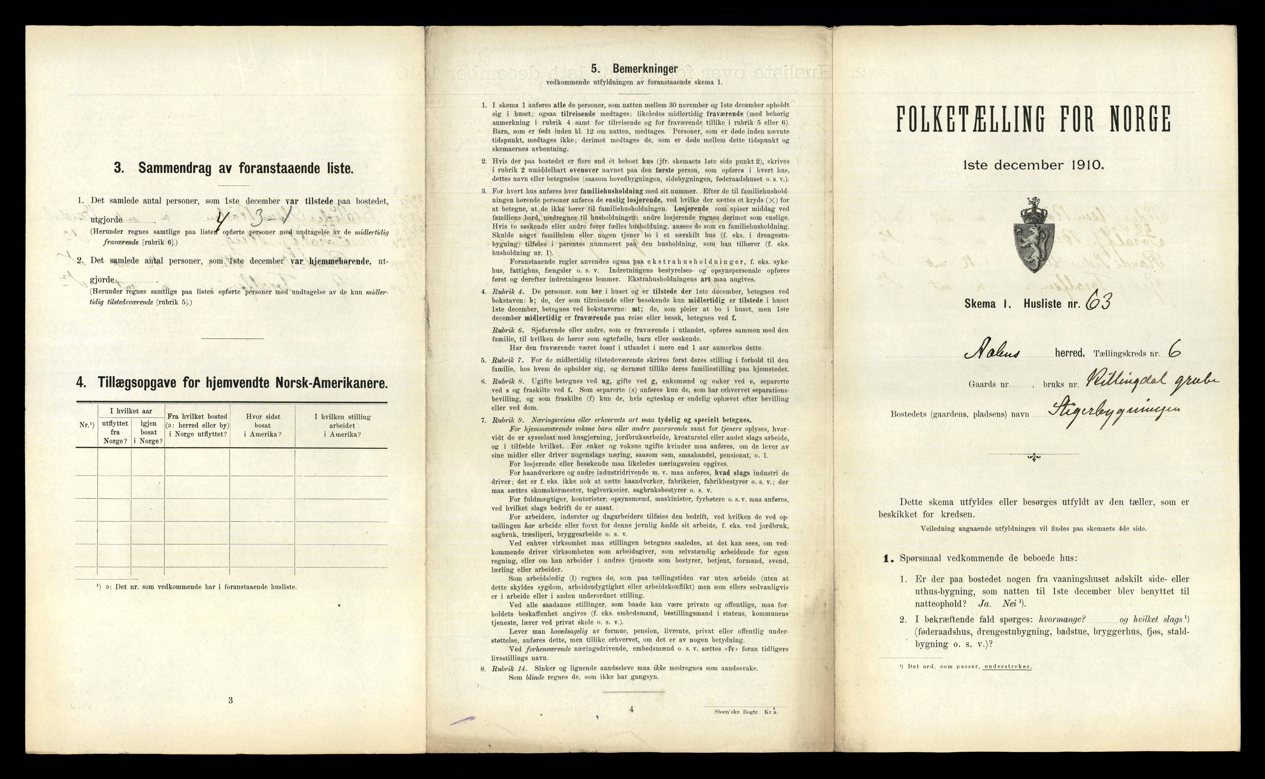 RA, 1910 census for Ålen, 1910, p. 527