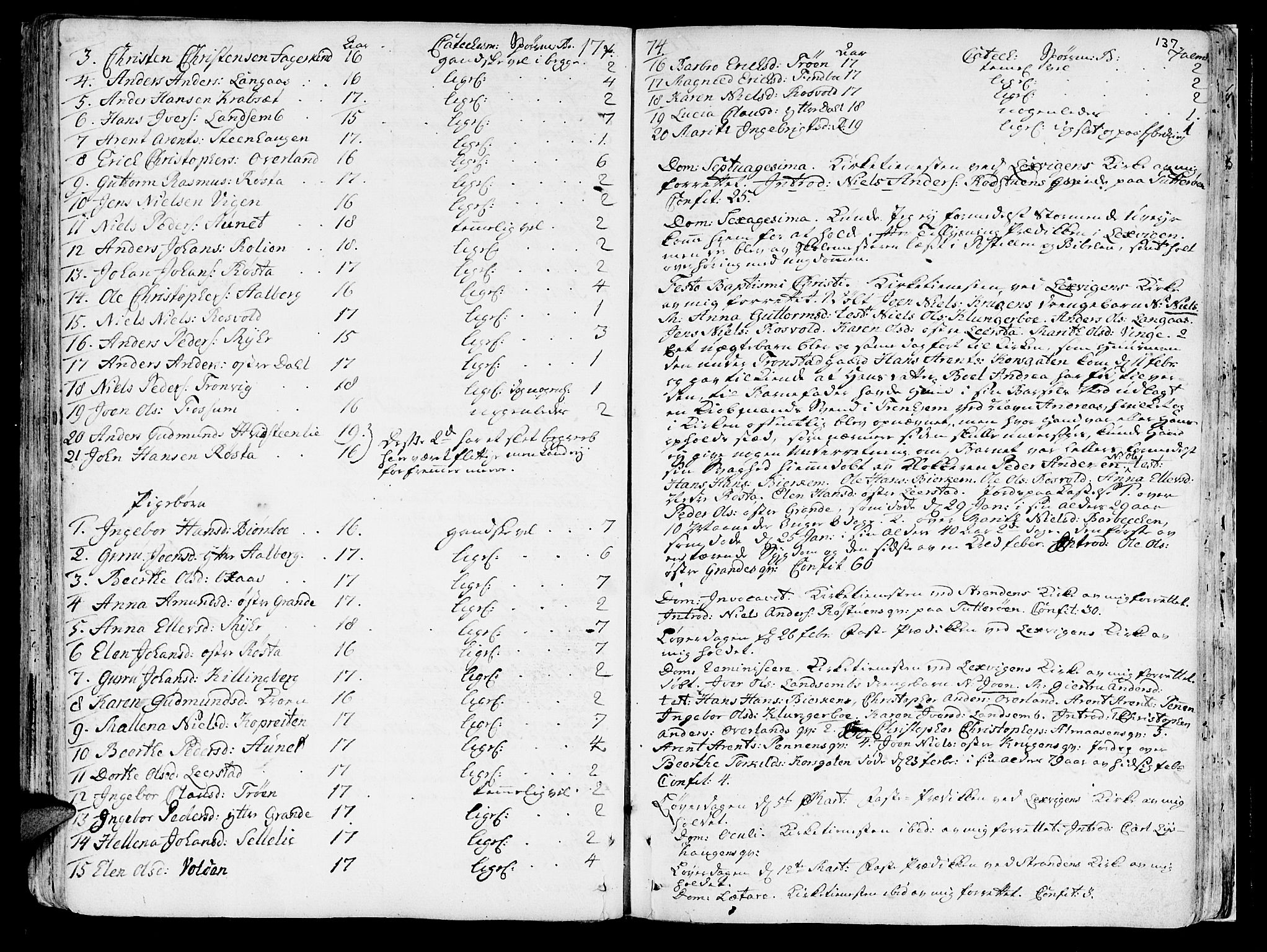 Ministerialprotokoller, klokkerbøker og fødselsregistre - Nord-Trøndelag, SAT/A-1458/701/L0003: Parish register (official) no. 701A03, 1751-1783, p. 137